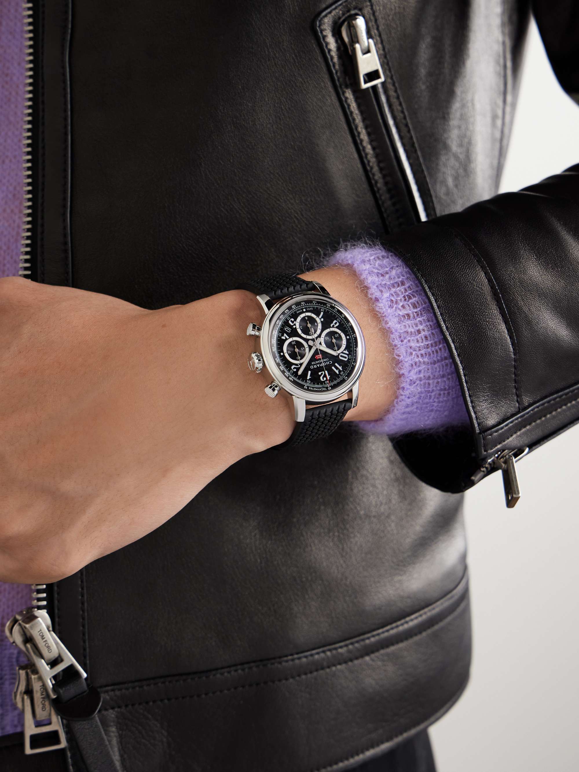 Mille Miglia Classic Chronograph 40,5 mm Uhr aus Edelstahl mit  