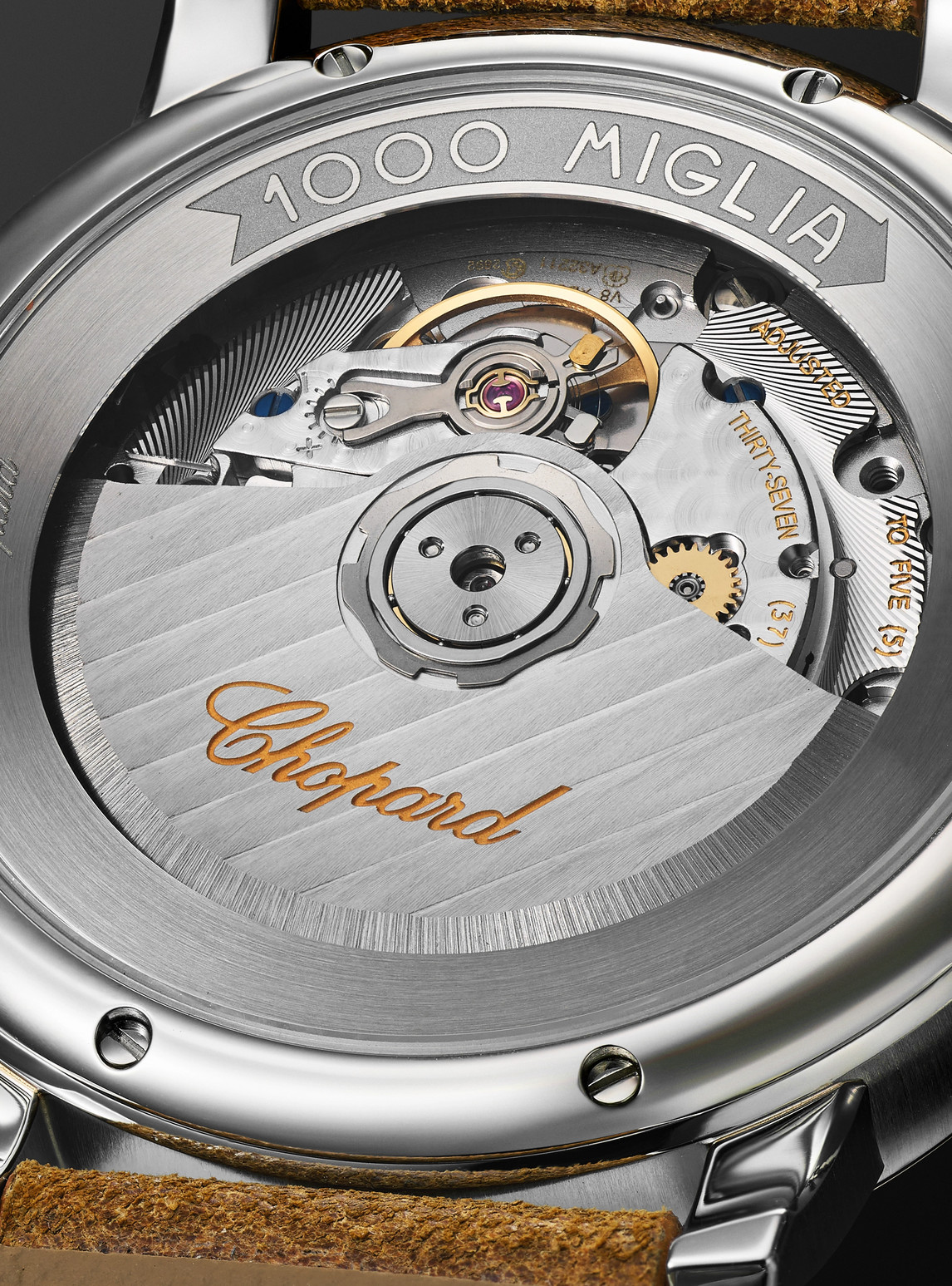  Chopard - Mille Miglia Classic Automatic Chronograph 40.5mm Stainless Steel And Leather Watch, Ref. No. 168619-3003 - Men - Red 