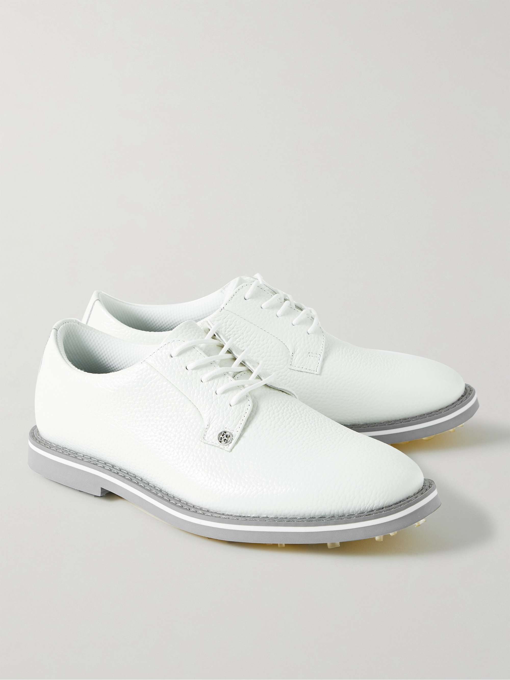 G/FORE Gallivanter Pebble-Grain Leather Golf Shoes