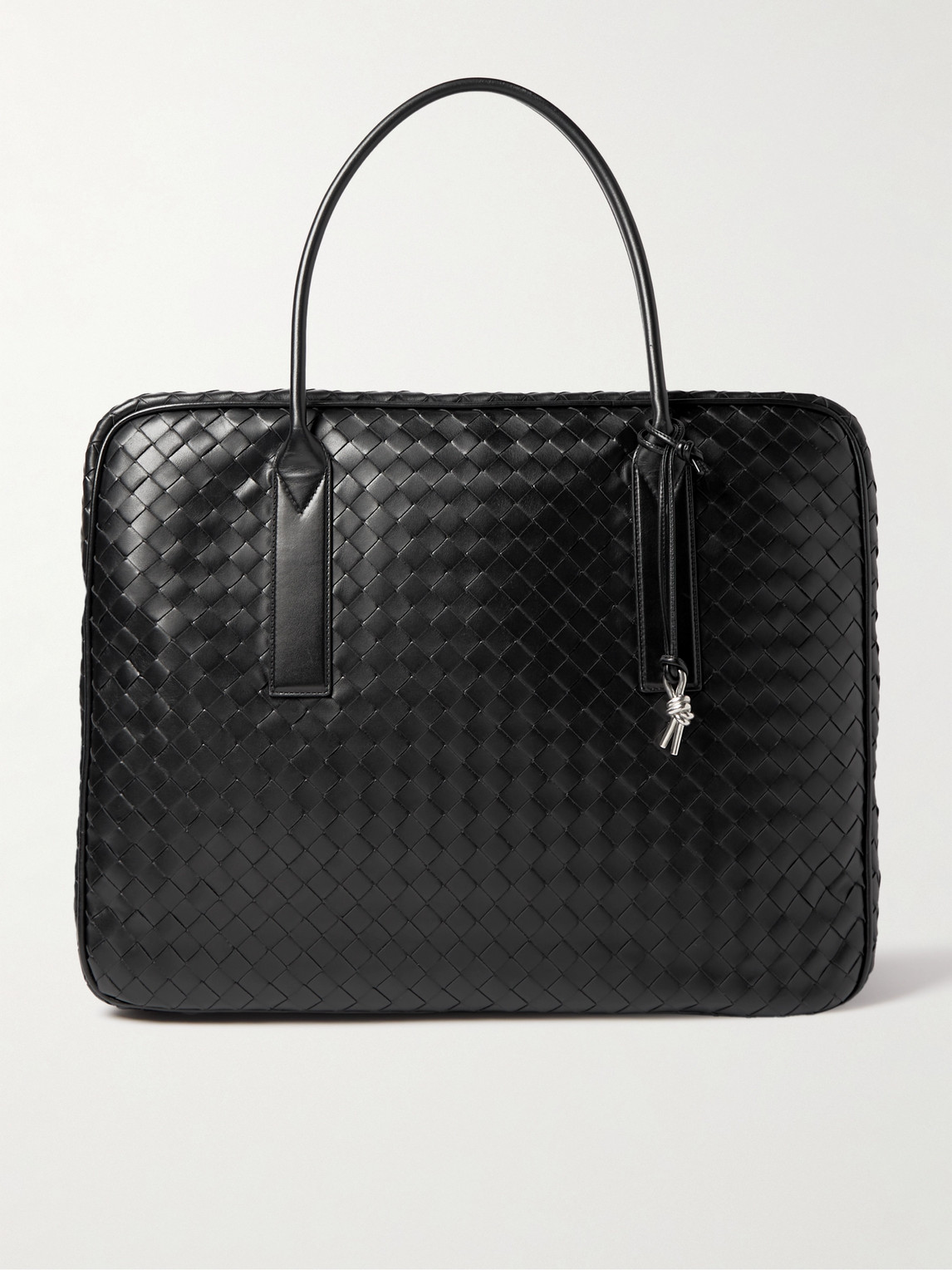 Bottega Veneta Intrecciato Large Embellished Leather Briefcase - Men