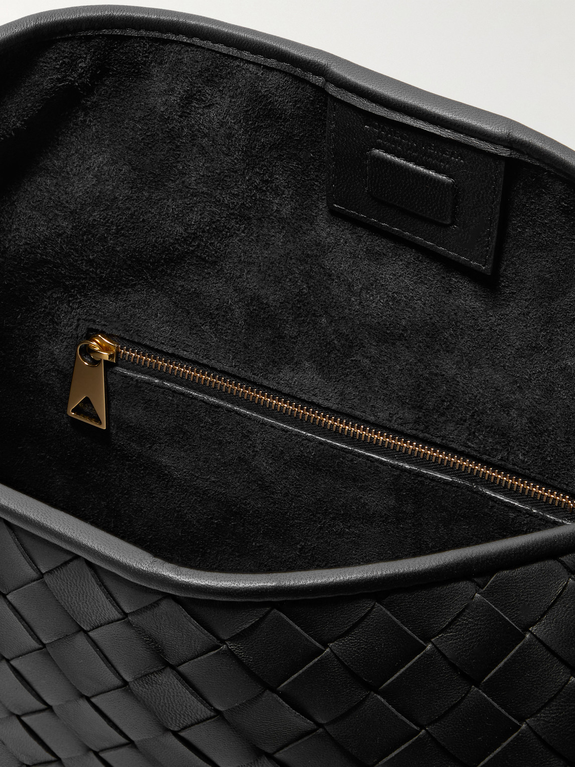 Shop Bottega Veneta Sardine Hobo Embellished Intrecciato Leather Tote Bag In Black