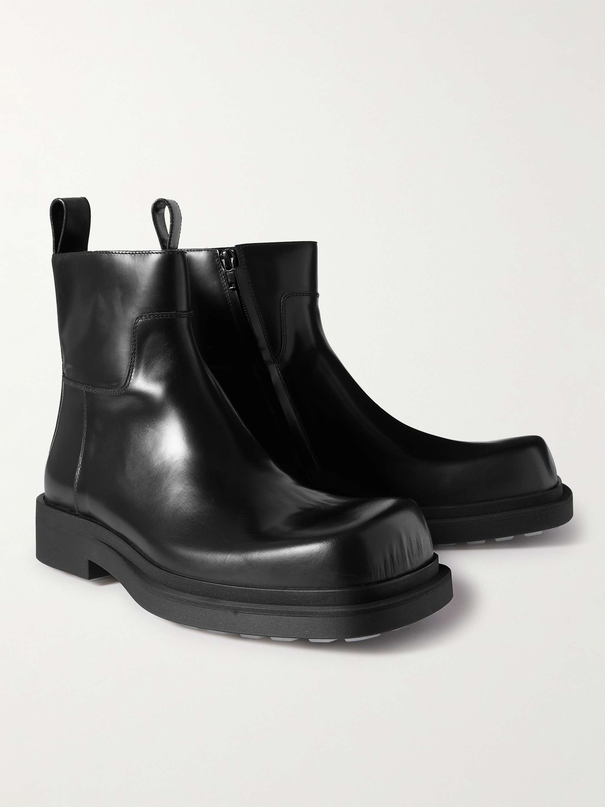 BOTTEGA VENETA Ben Leather Boots for Men | MR PORTER