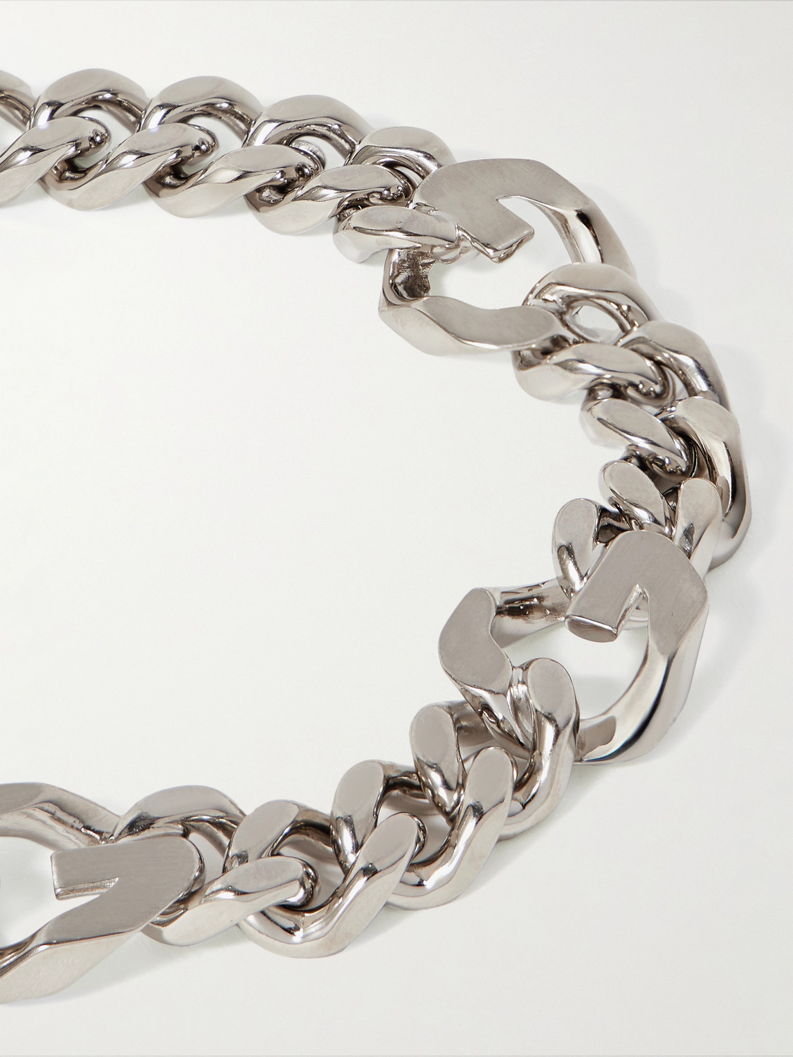 Shop Givenchy G Chain Silver-tone Bracelet