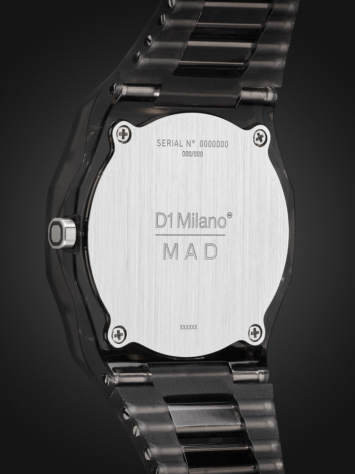 Shop Mad Paris D1 Milano Absence Limited Edition 40mm Tpu And Nylon Watch, Ref. No. Mdrj01 In Black