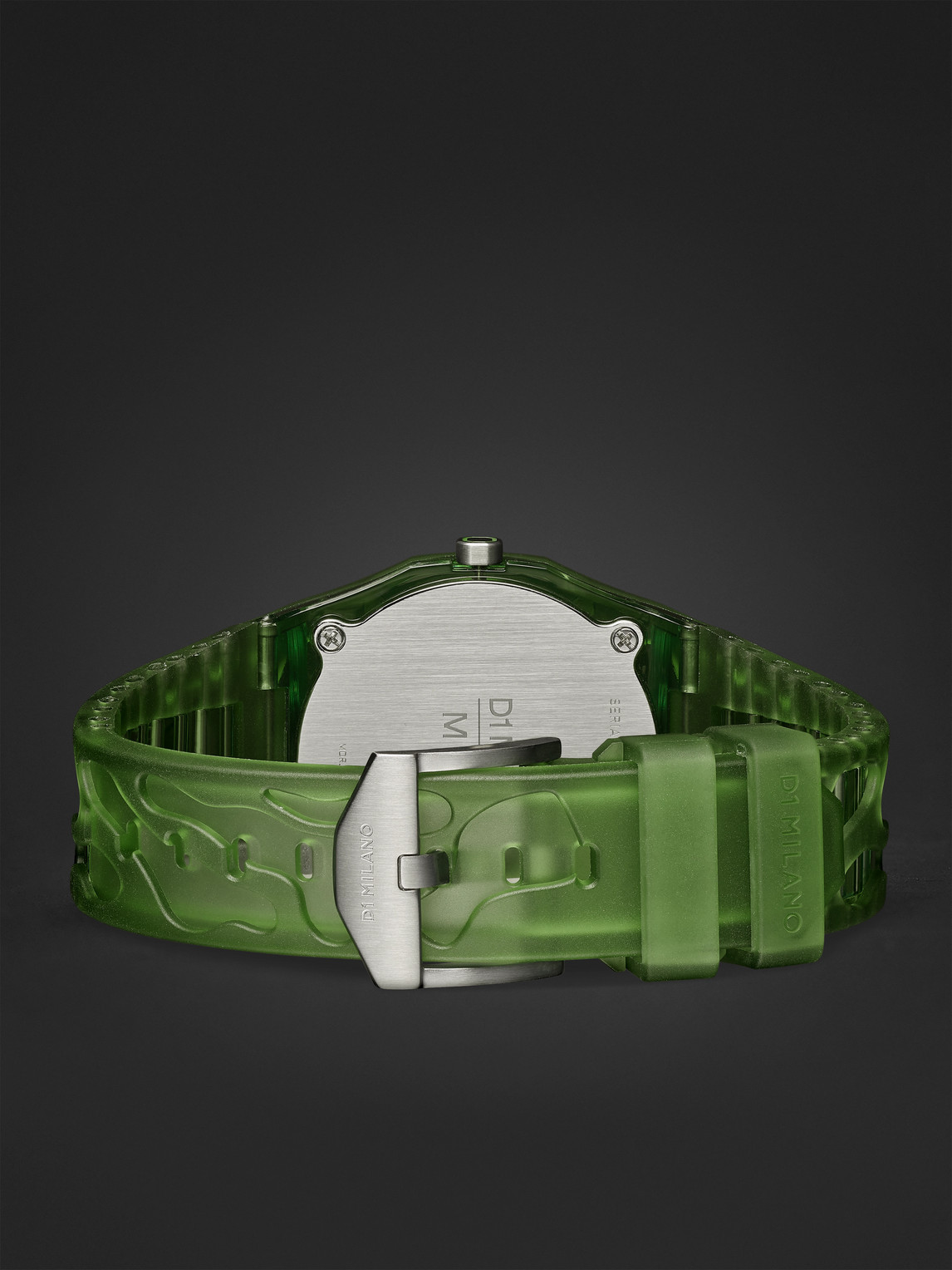 Shop Mad Paris D1 Milano Virdis Limited Edition 40mm Tpu And Nylon Watch, Ref. No. Mdrj05 In Green