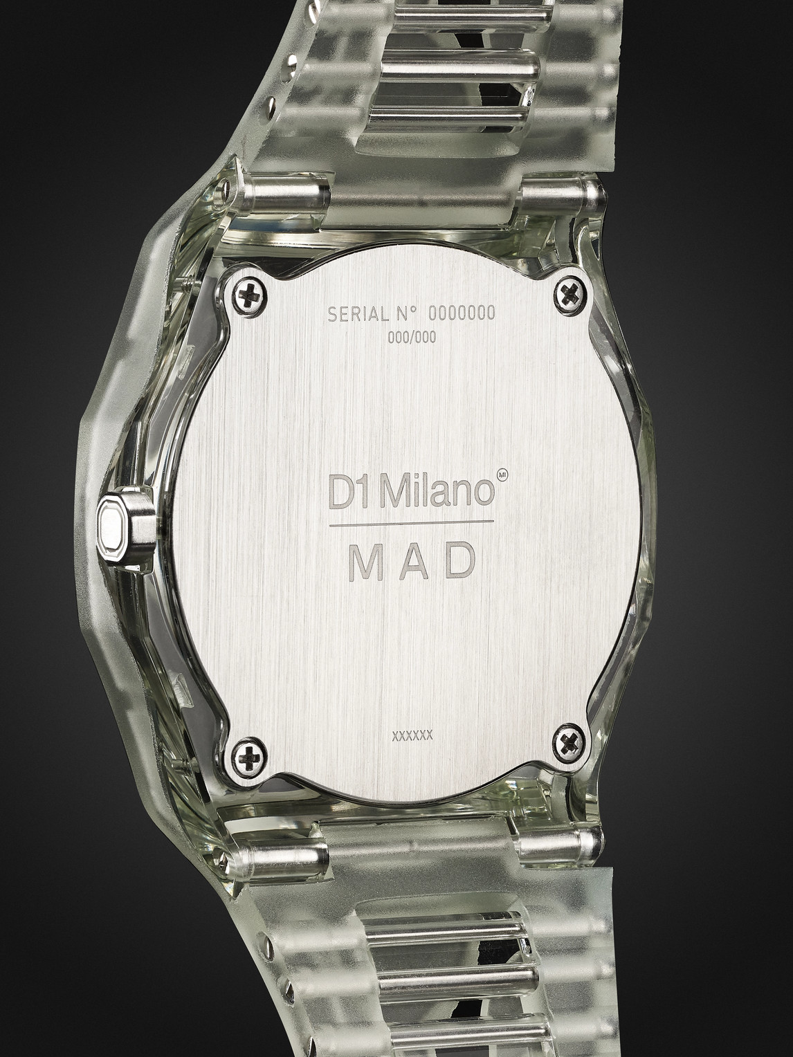 Shop Mad Paris D1 Milano Soul Limited Edition 40mm Tpu And Nylon Watch, Ref. No. Mdrj02 In White