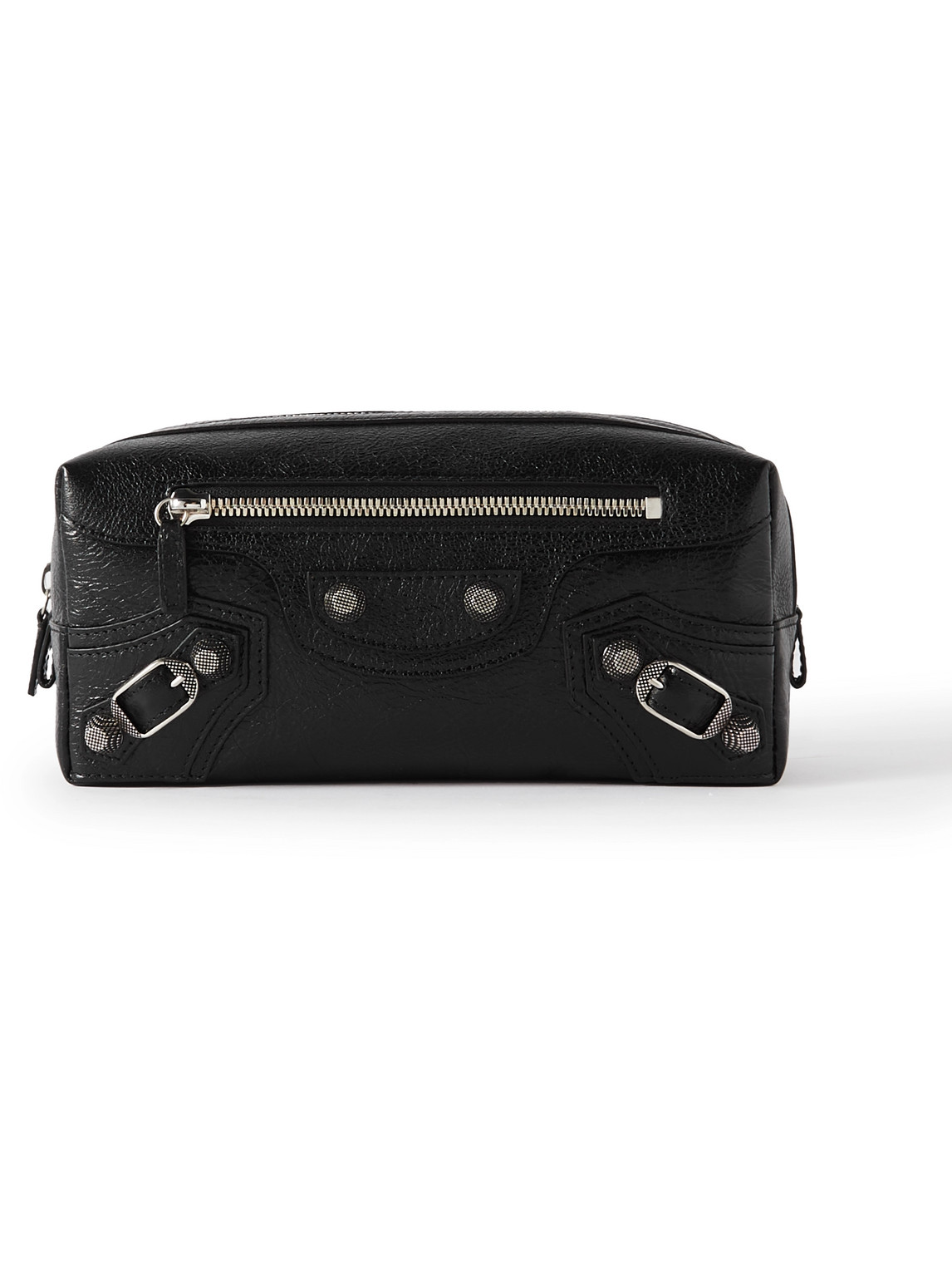 Le Cagole Textured-Leather Pouch