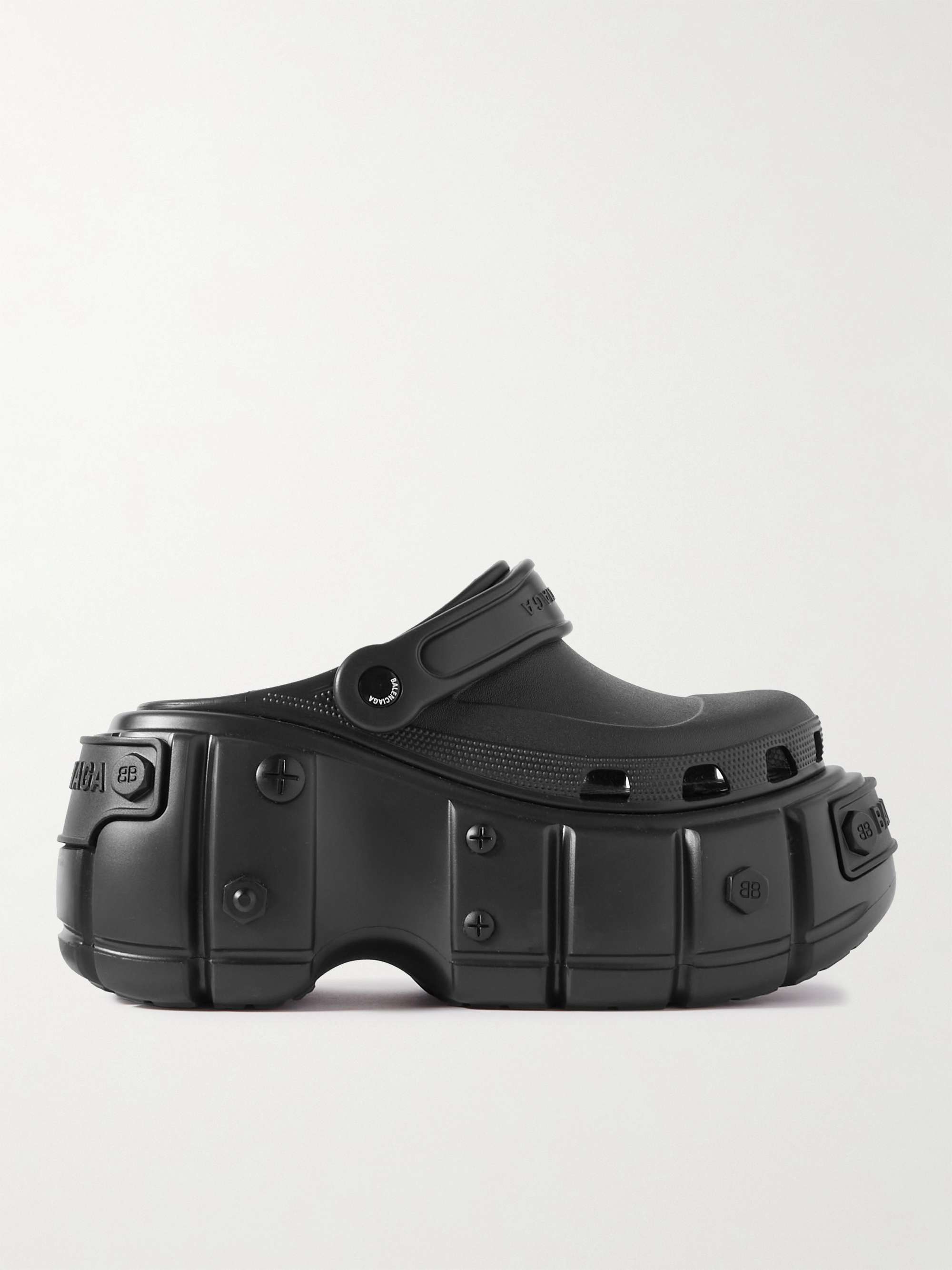 BALENCIAGA Rubber Platform Sandals for Men | MR PORTER