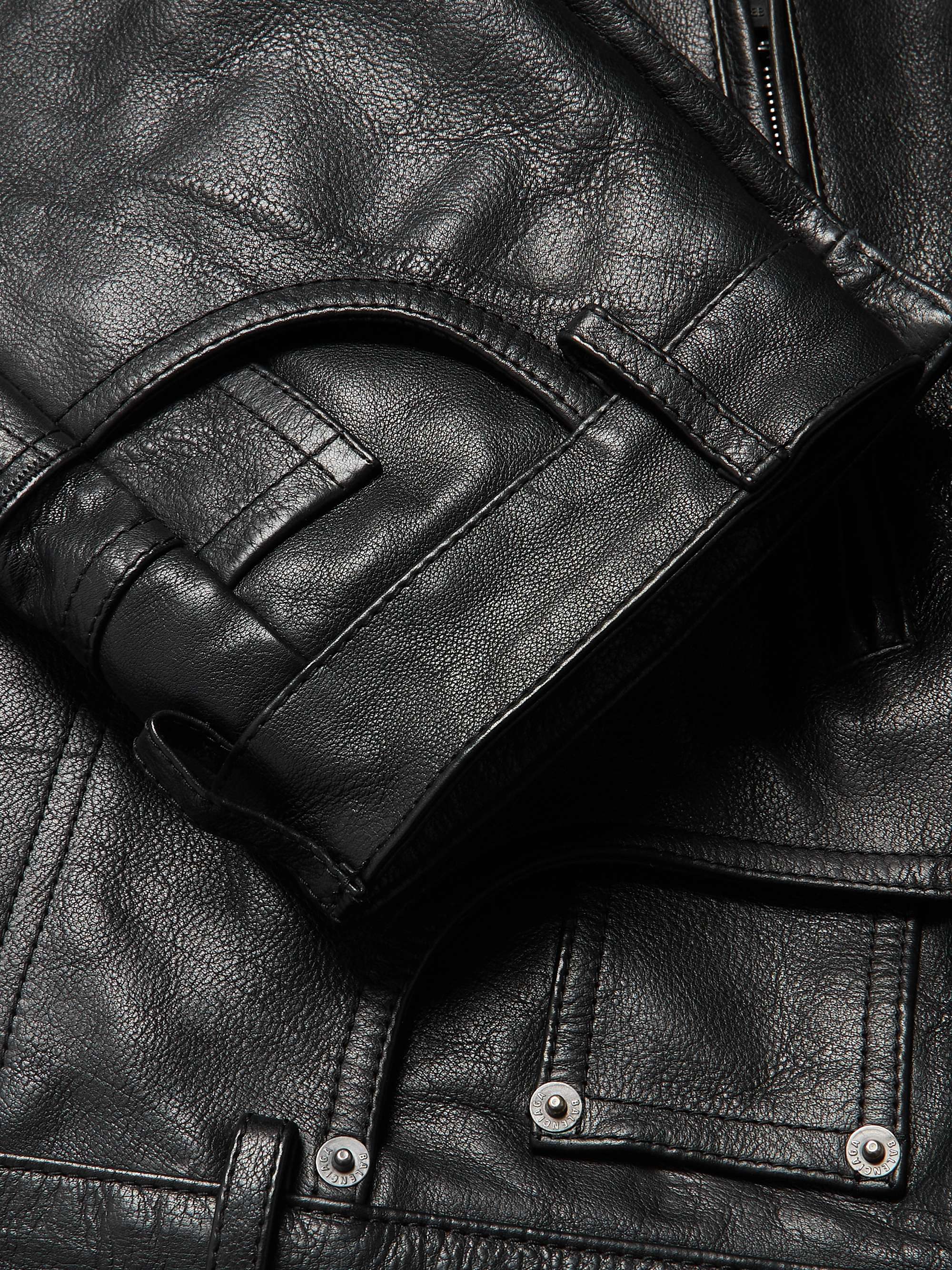 BALENCIAGA Leather Jacket for Men | MR PORTER