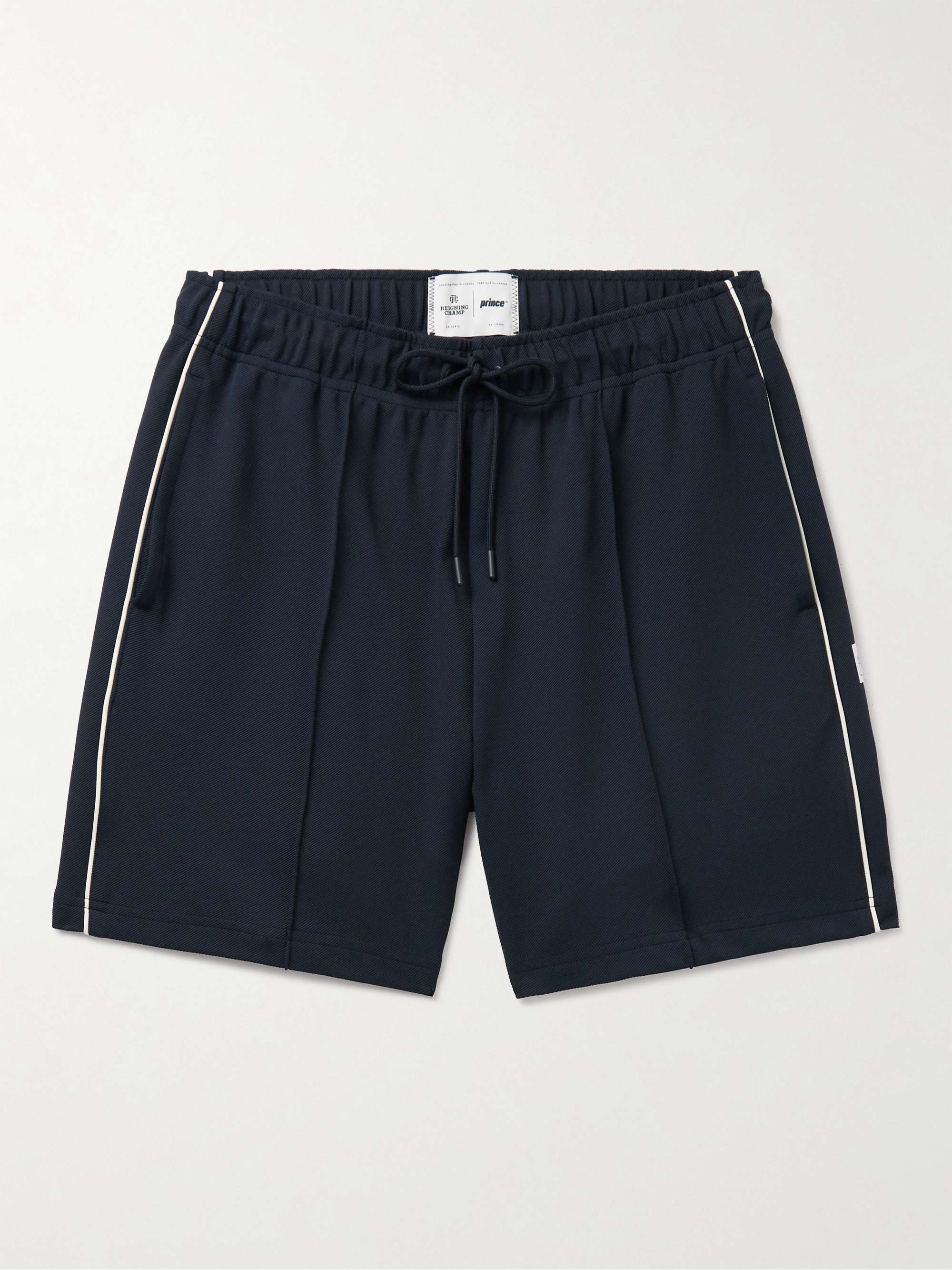 REIGNING CHAMP + Prince Straight-Leg Piped Stretch-Twill Drawstring ...