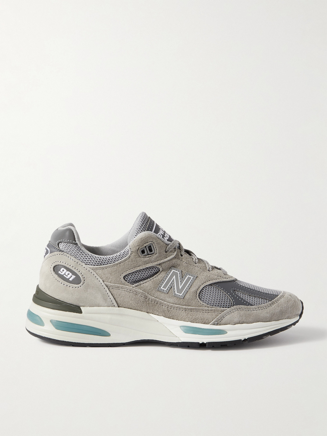 991v2 Suede and Mesh Sneakers