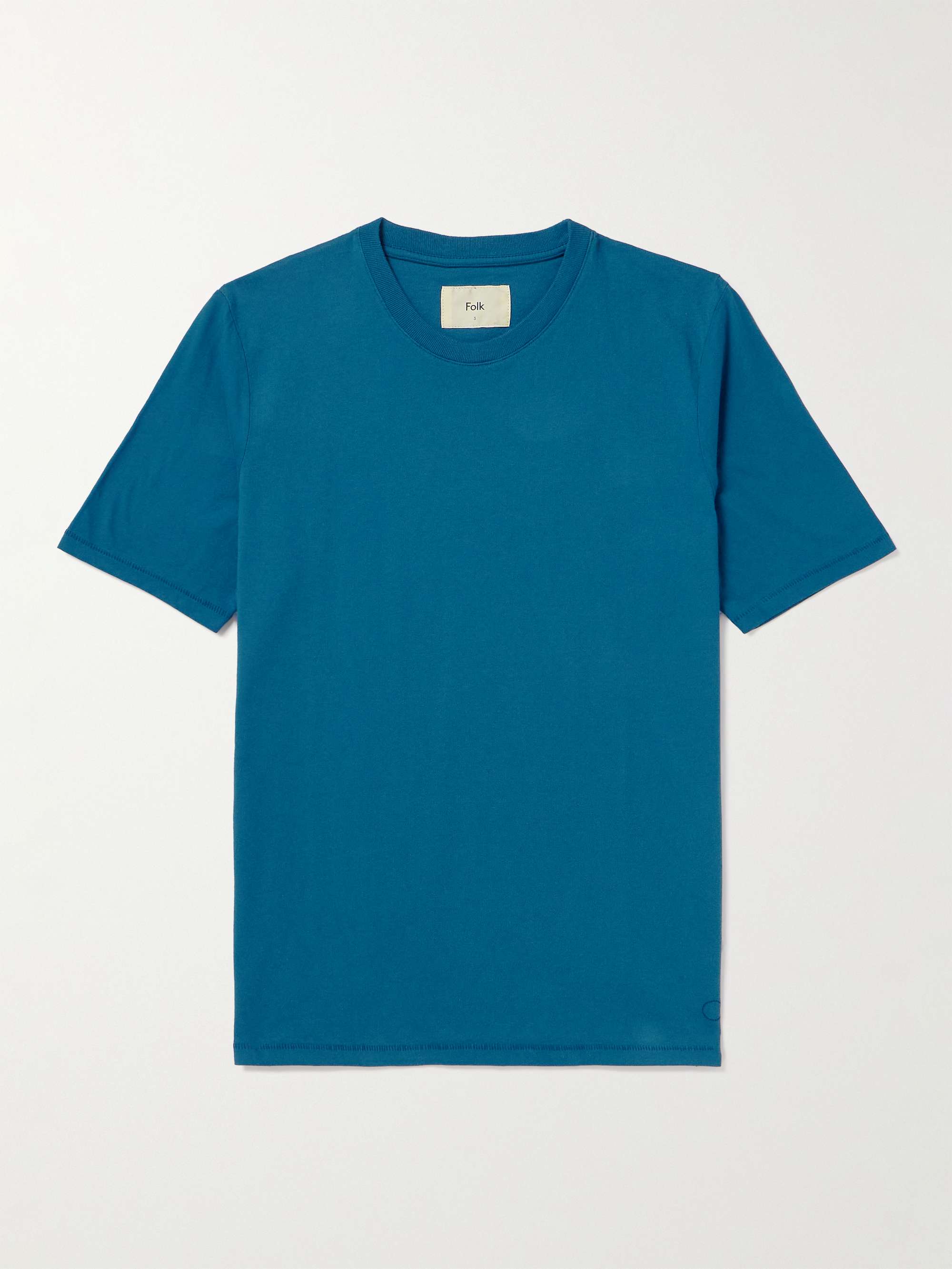FOLK Garment-Dyed Cotton-Jersey T-Shirt for Men | MR PORTER