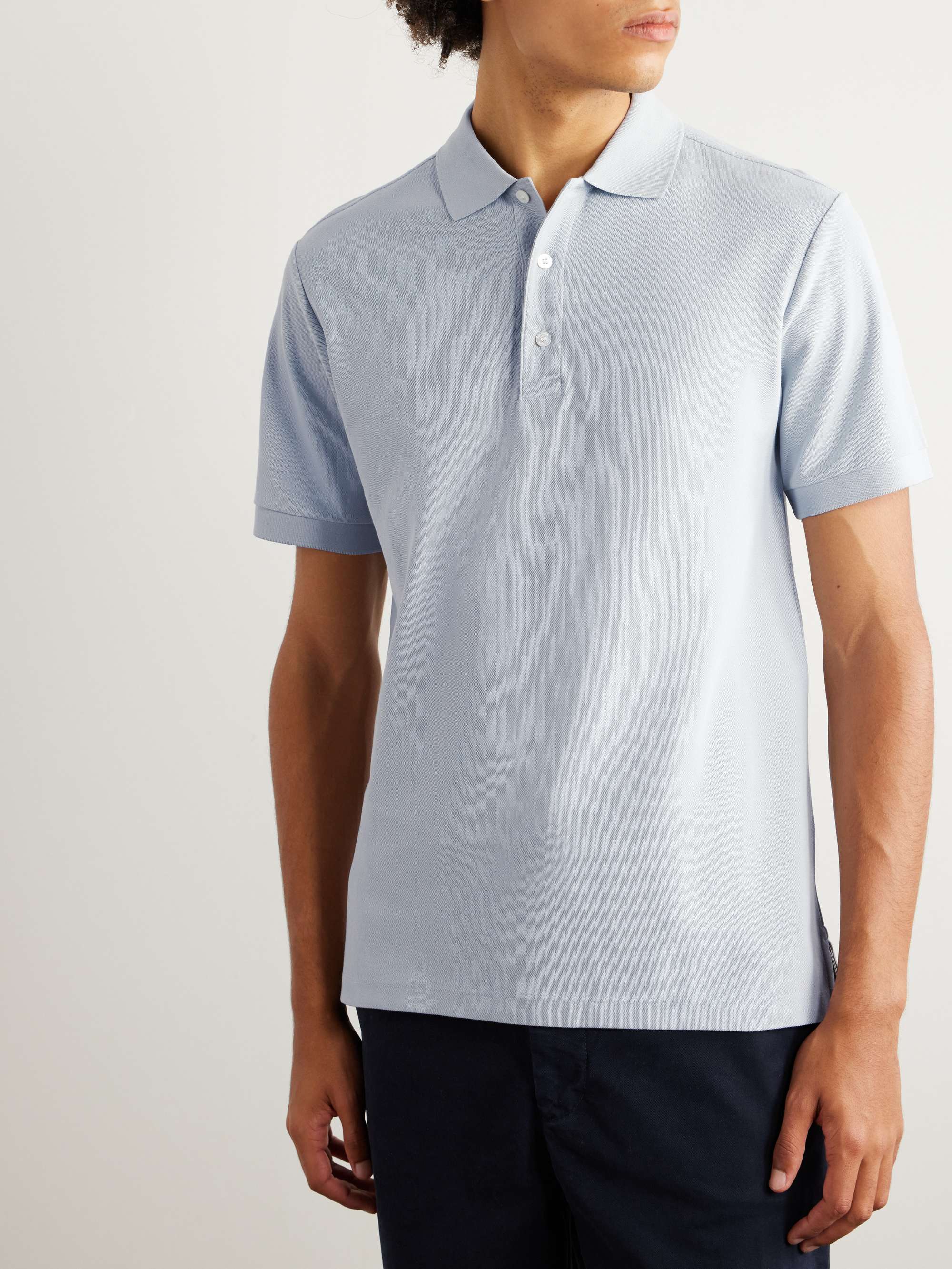 HANDVAERK Pima Cotton-Piqué Polo Shirt for Men | MR PORTER