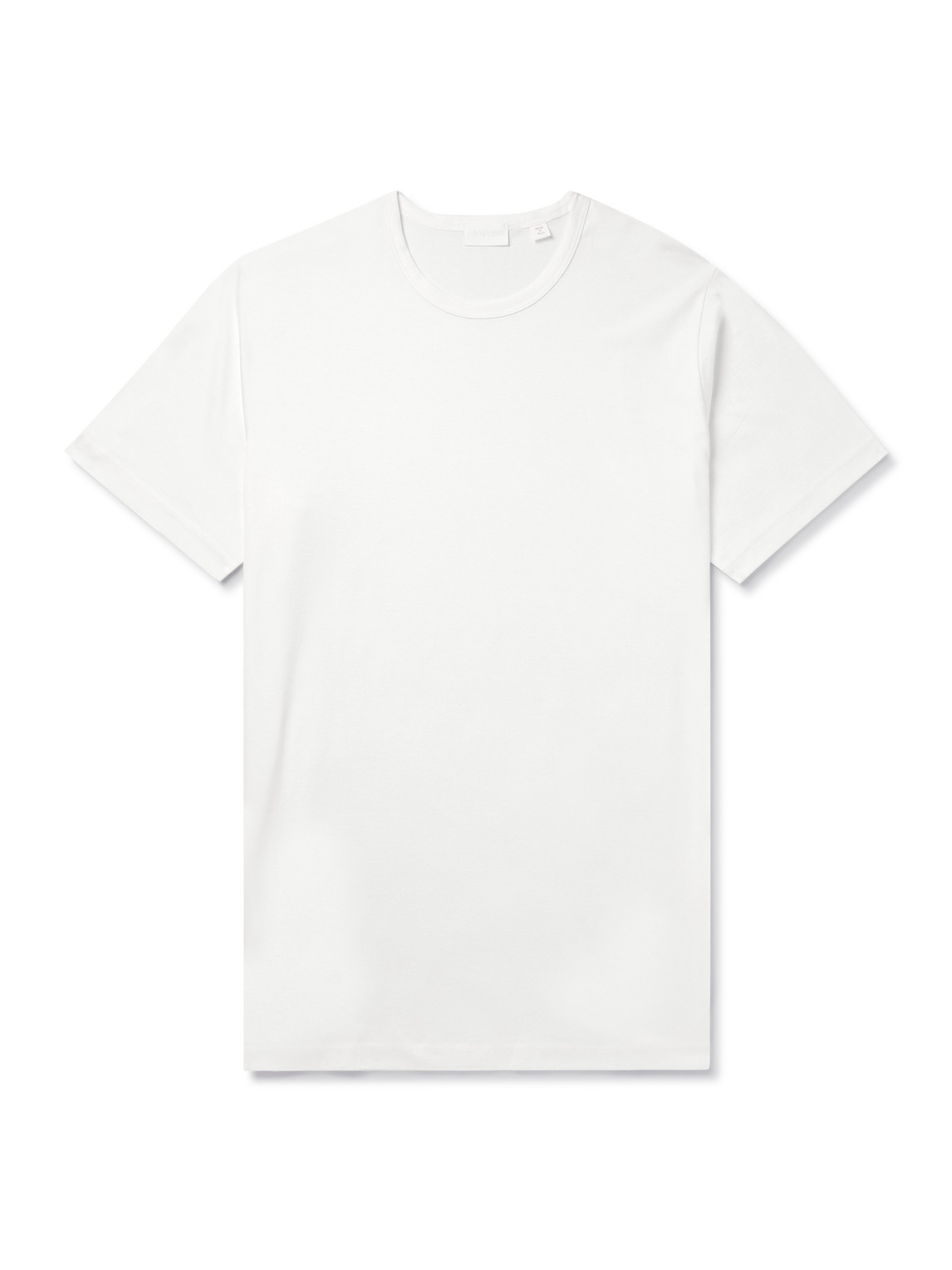 Håndværk Pima Cotton-jersey T-shirt In White