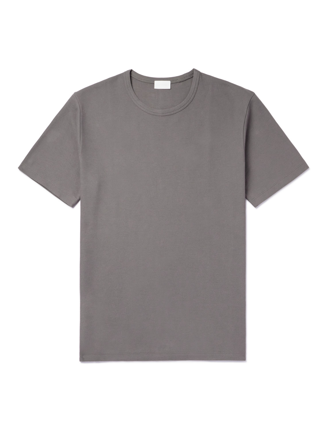 Håndværk Pima Cotton-jersey T-shirt In Gray