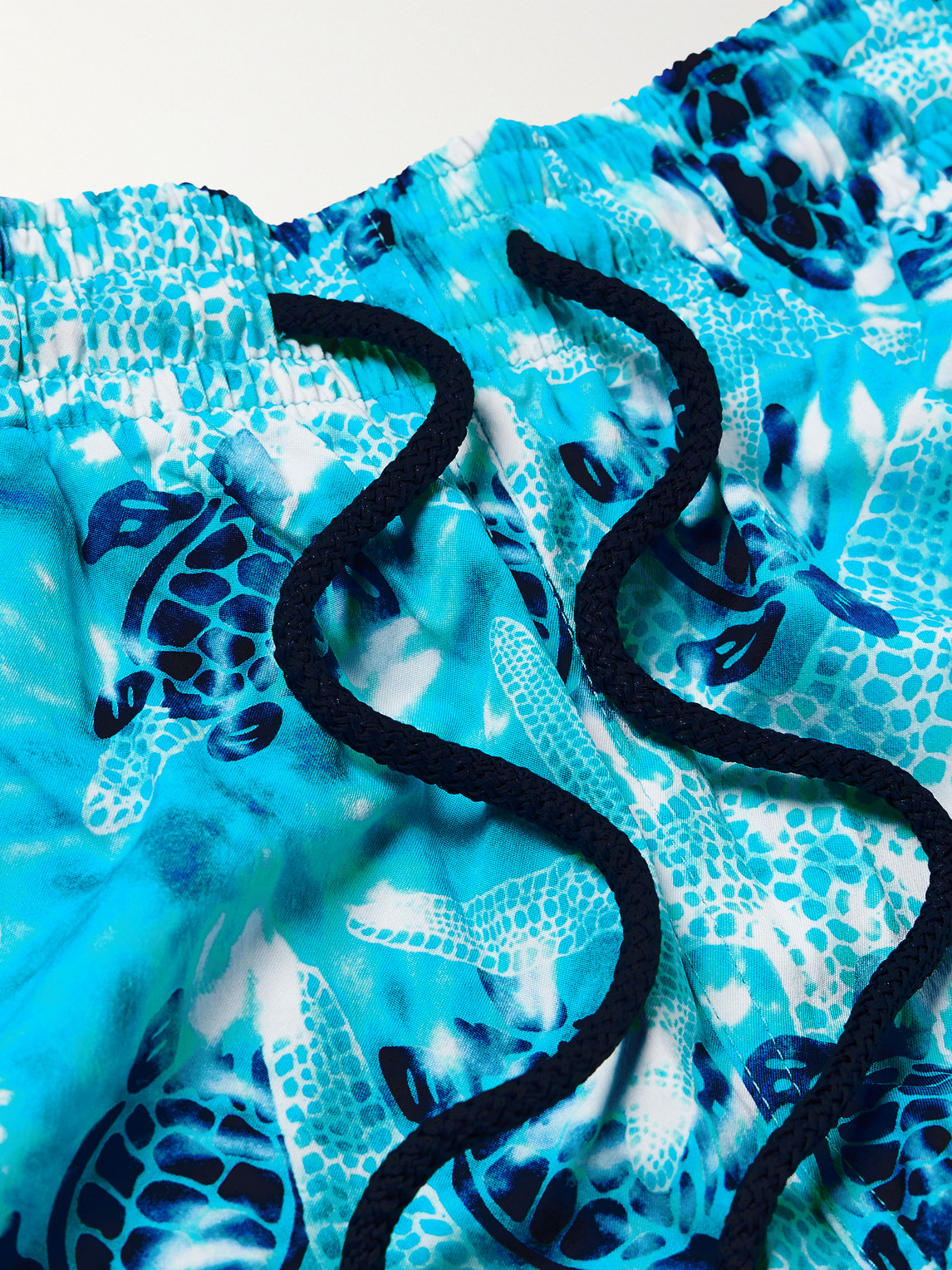 Shop Vilebrequin Moorise Slim-fit Mid-length Printed Swim Shorts In Blue