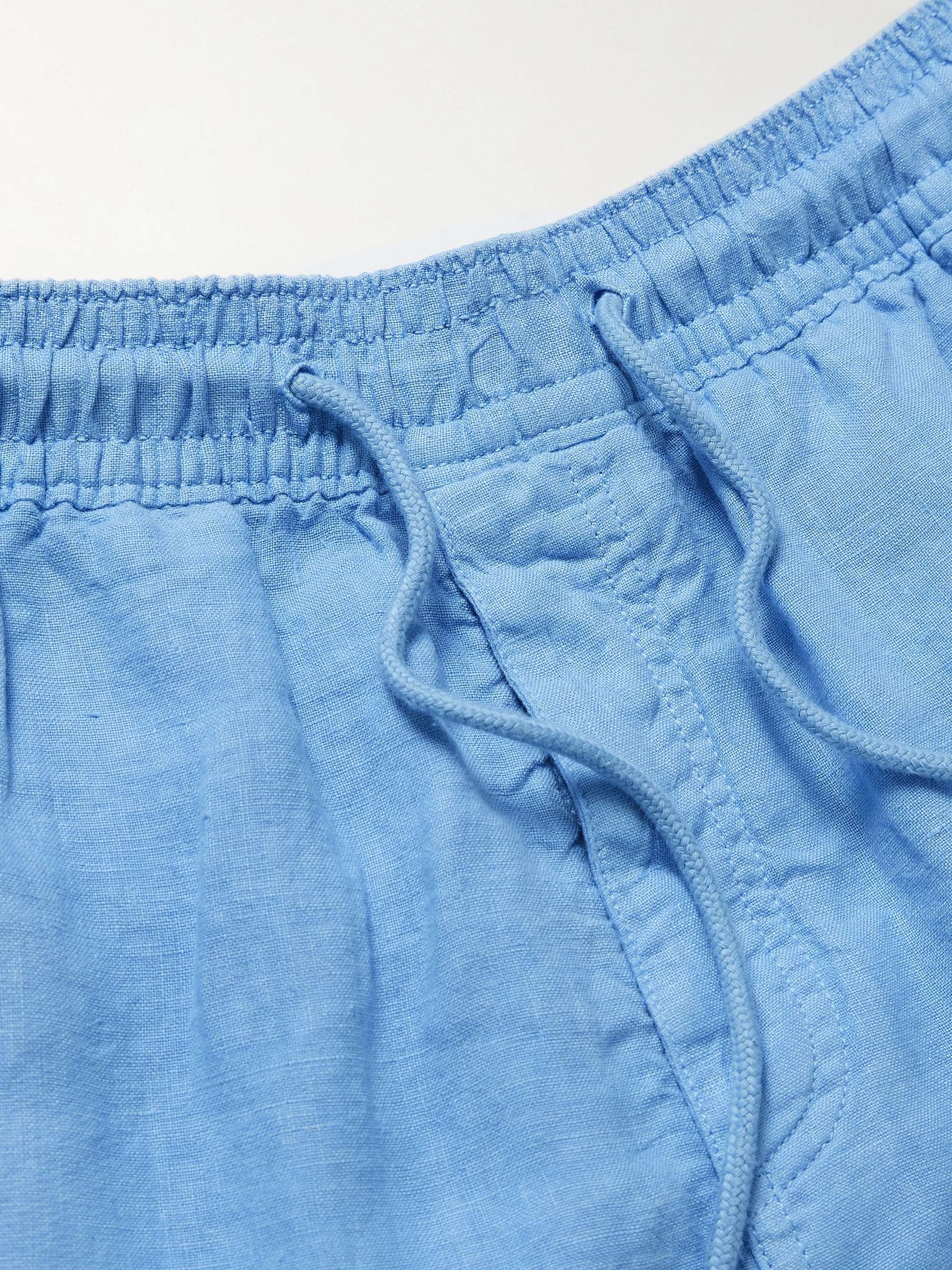 VILEBREQUIN Straight-Leg Linen Drawstring Cargo Shorts for Men | MR PORTER