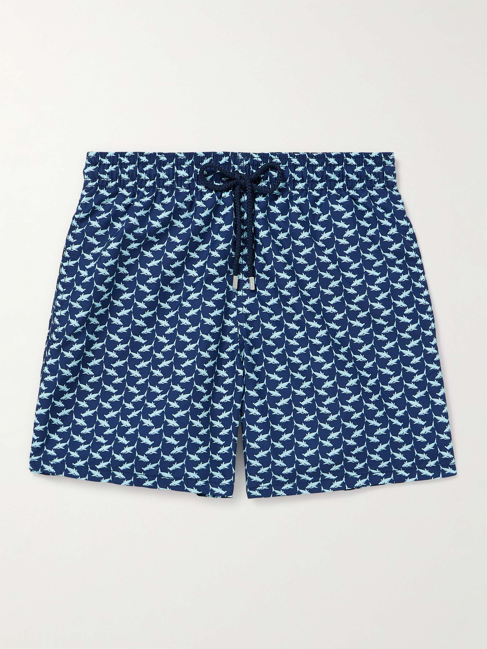 VILEBREQUIN Moorea Straight-Leg Mid-Length Printed ECONYL® Swim Shorts ...