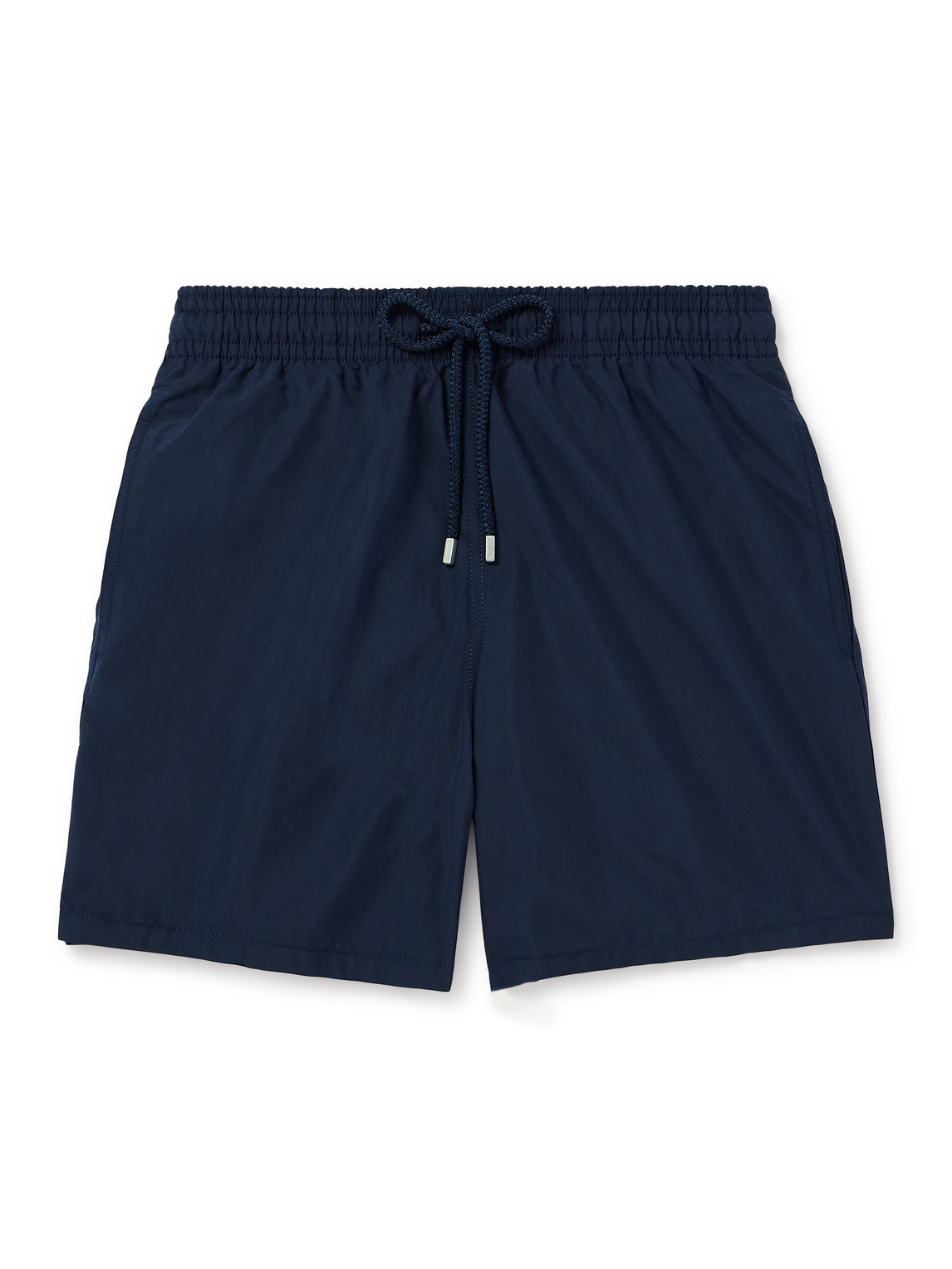 Shop Vilebrequin Moorea Straight-leg Mid-length Econyl® Swim Shorts In Blue