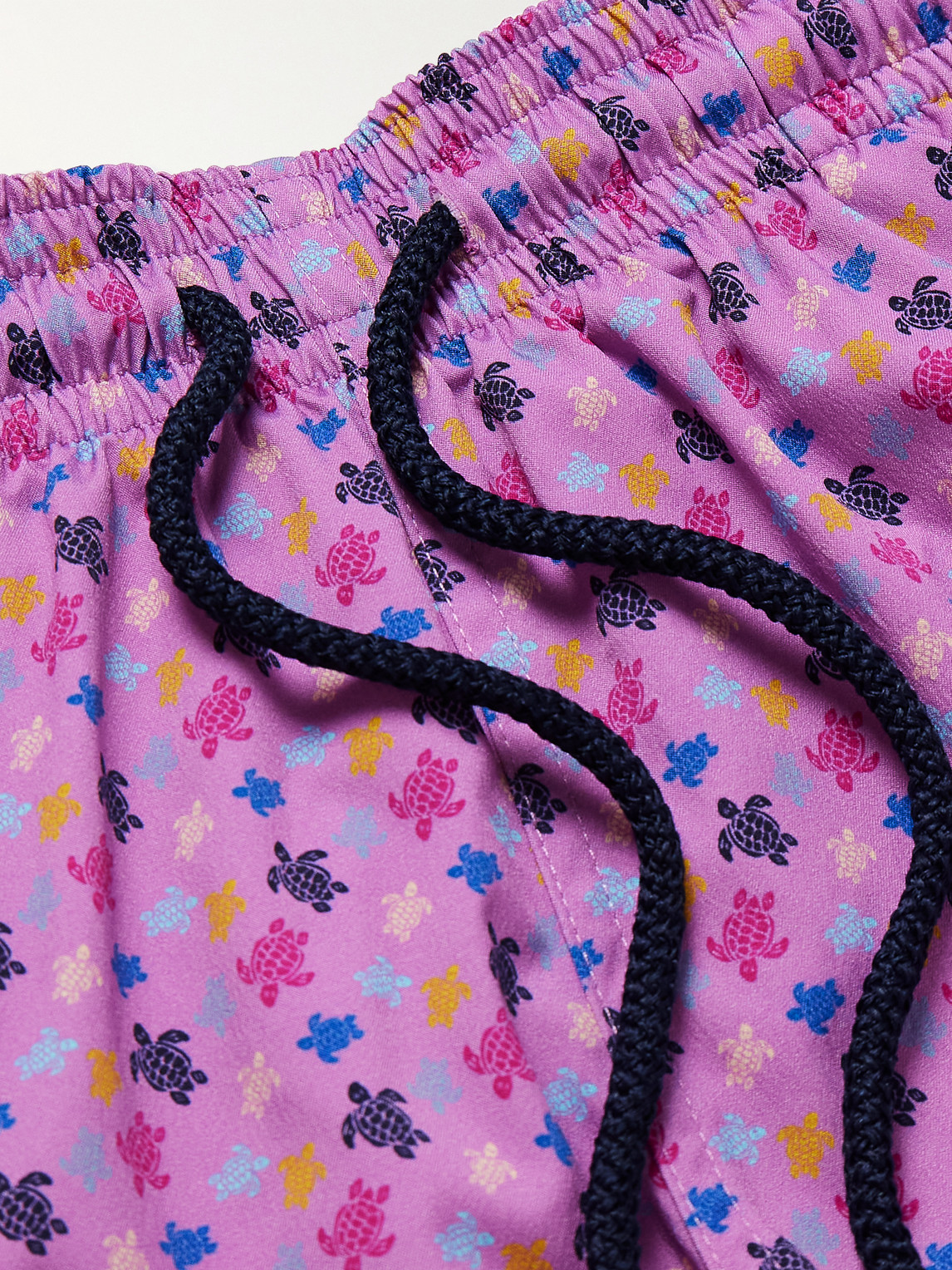 Shop Vilebrequin Moorise Straight-leg Mid-length Printed Recycled Swim Shorts In Purple