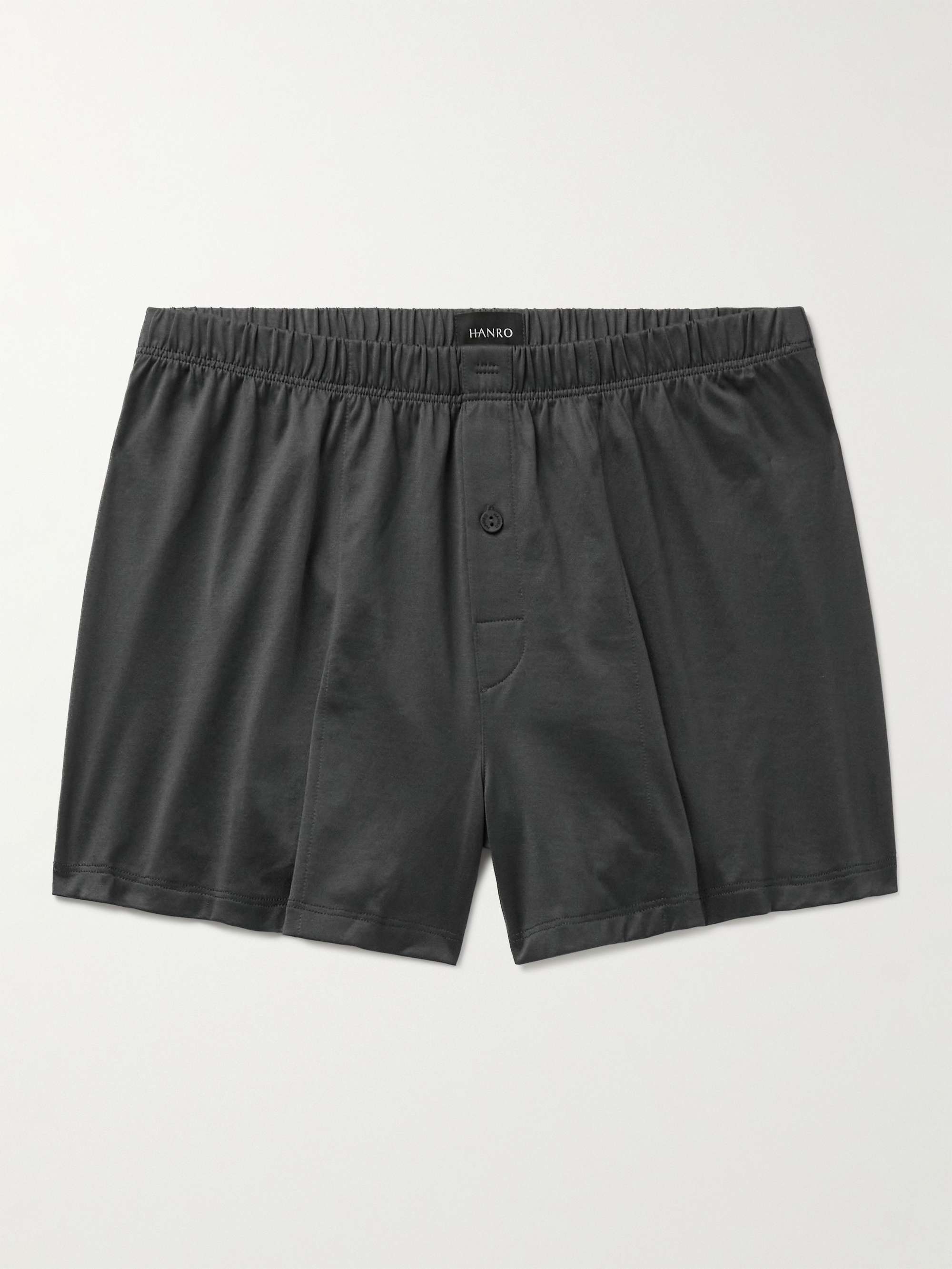 RUBINACCI Silk-Satin Boxer Shorts for Men