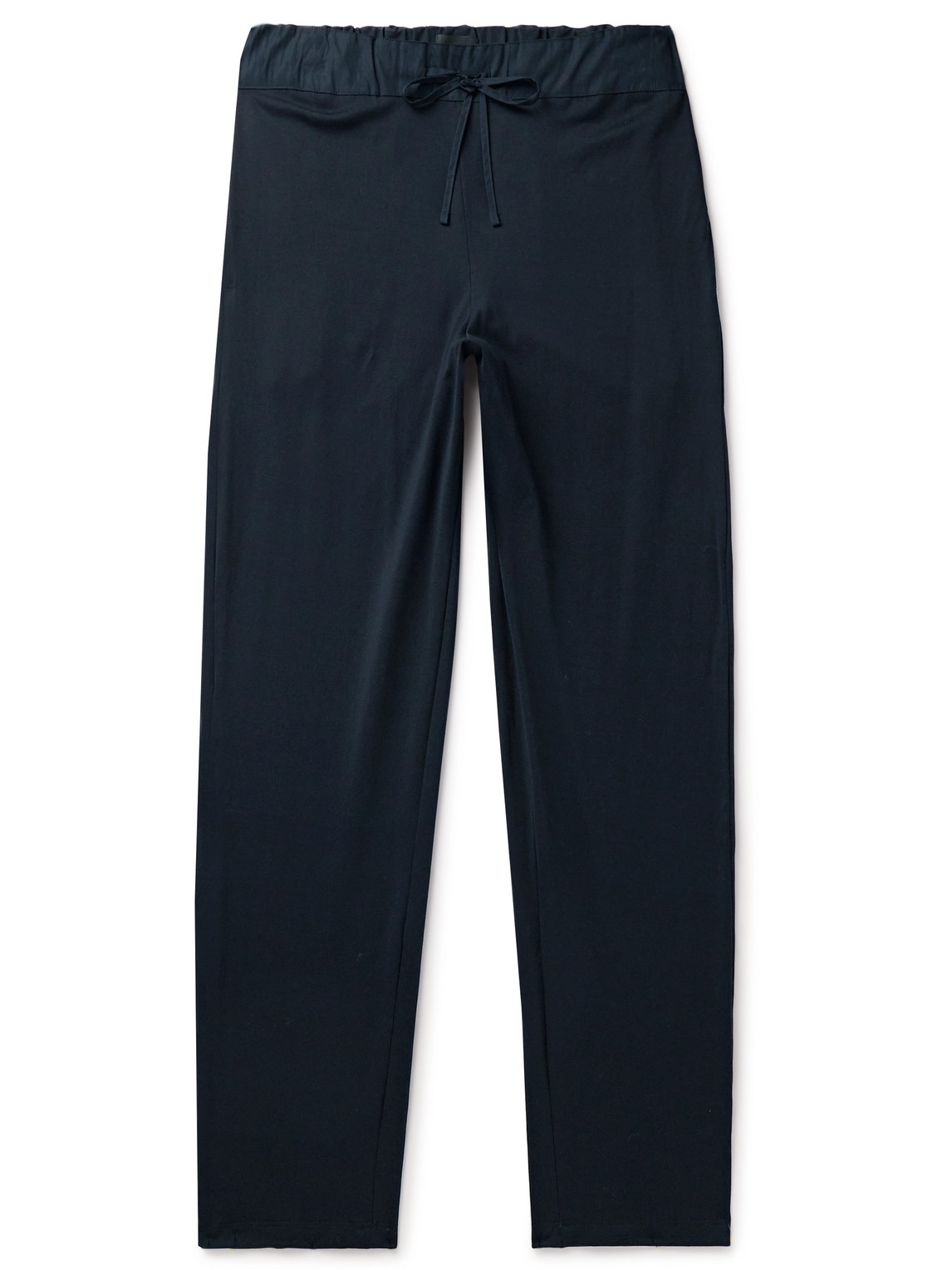 Night & Day Poplin-Trimmed Cotton-Jersey Pyjama Trousers