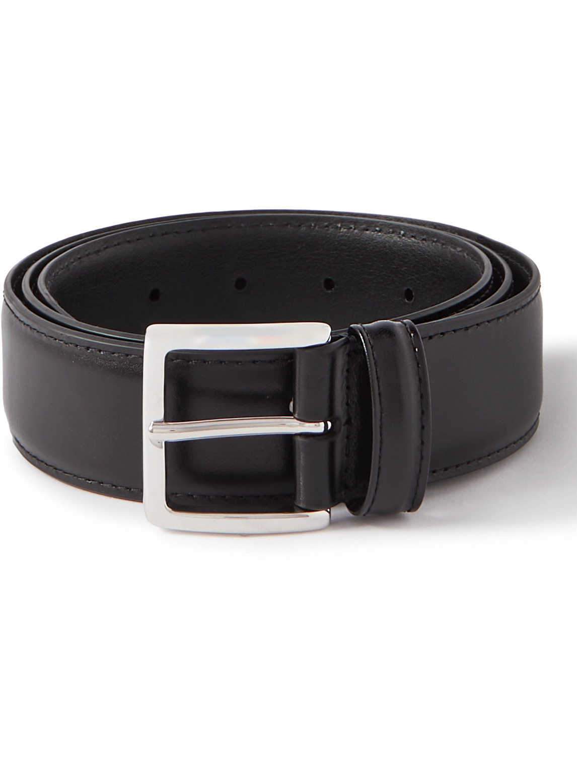 Anderson's 3.5cm Leather Belt In Black