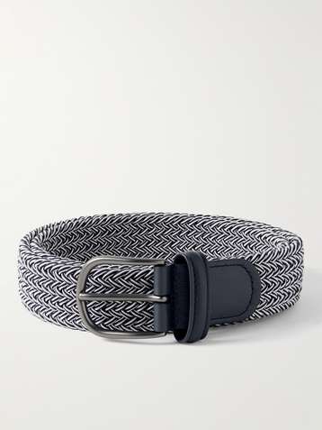Designer shop fabric belts