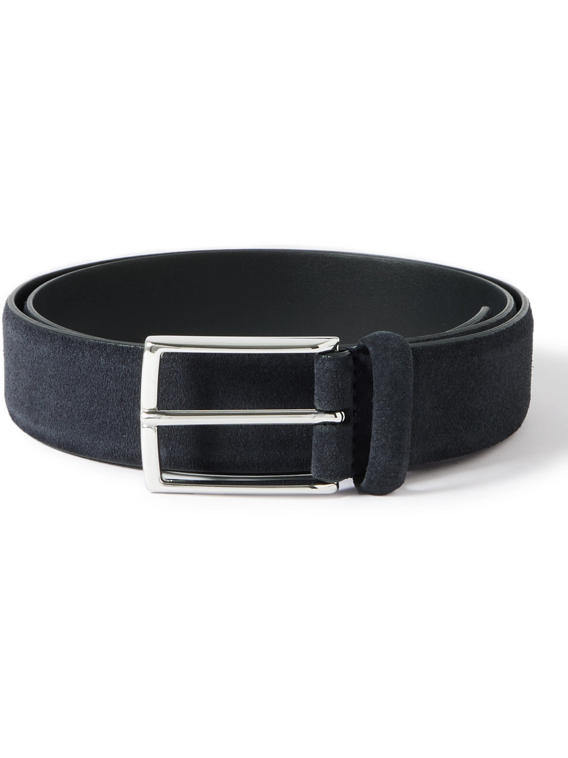 Anderson's 3.5cm Suede Belt In Blue