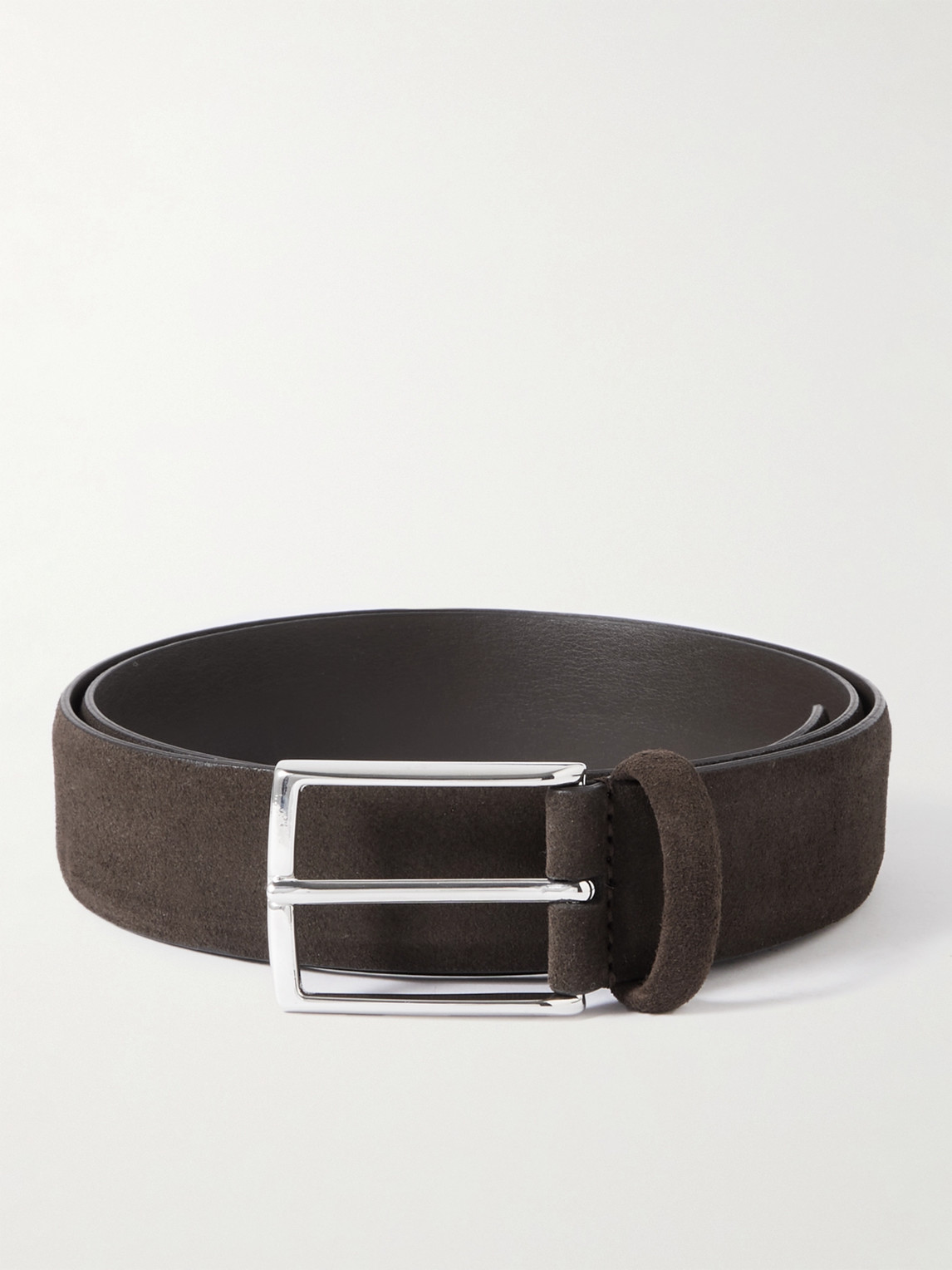 Anderson's 3.5cm Suede Belt In Brown