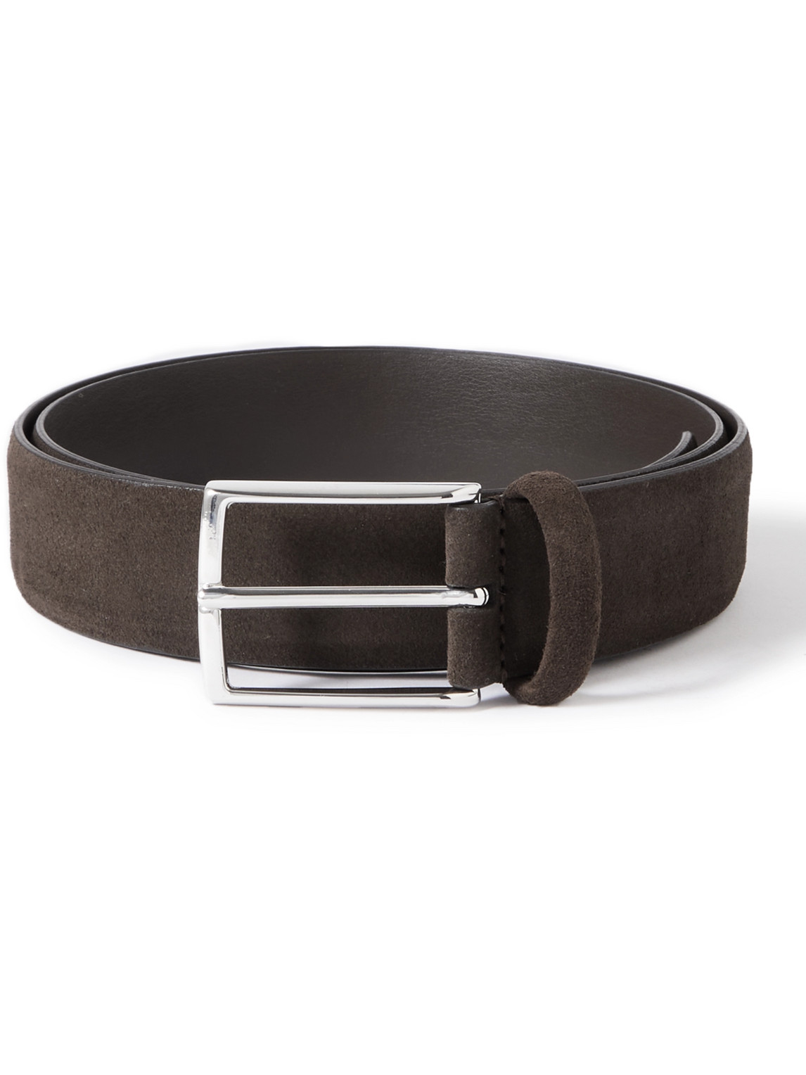 Anderson's 3.5cm Suede Belt In Brown