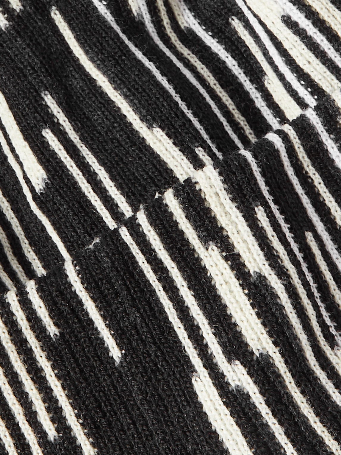 Shop Missoni Striped Wool Beanie In Black