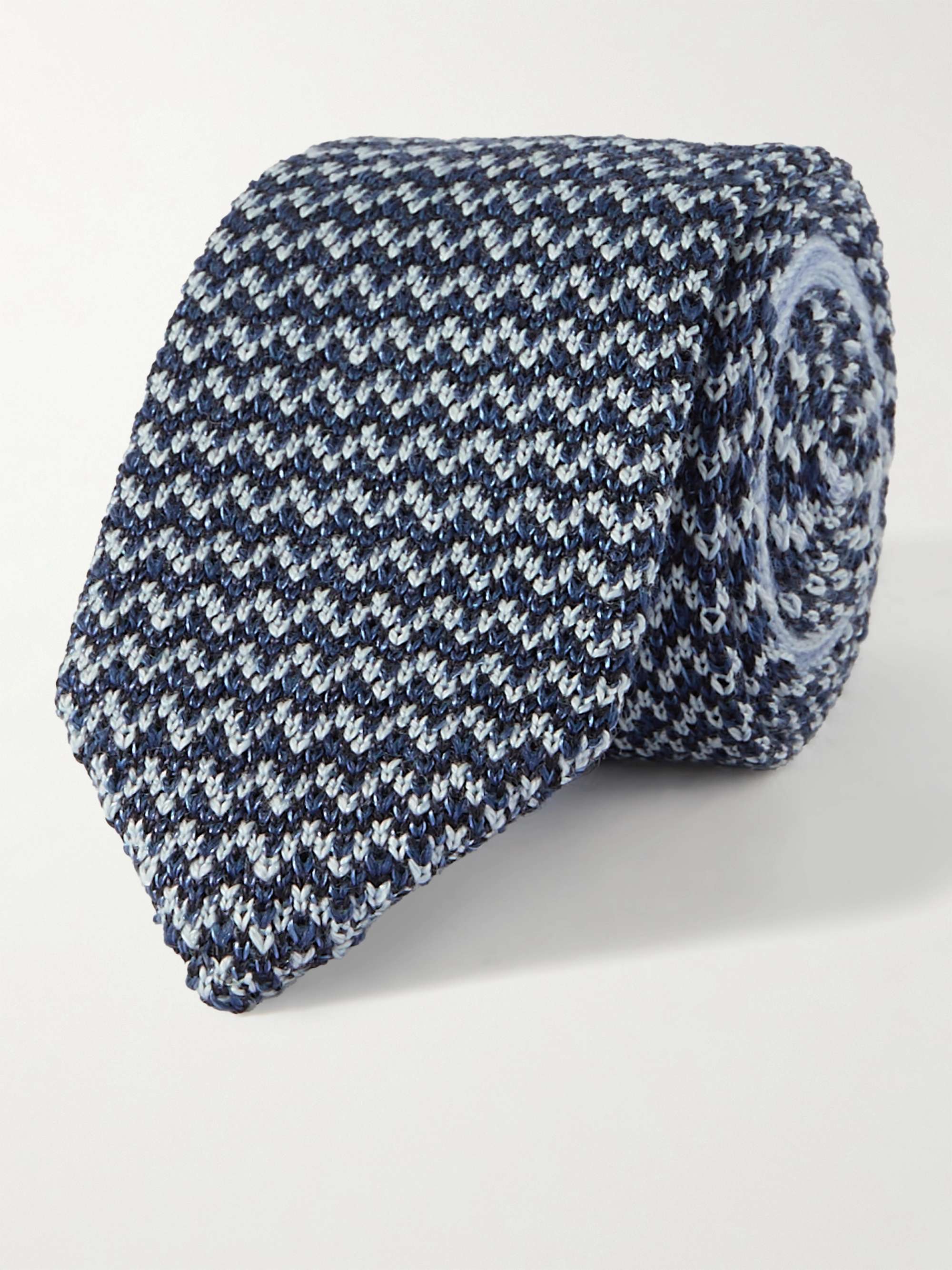MISSONI 8.5cm Crochet Knit Wool and Silk Blend Tie for Men MR PORTER