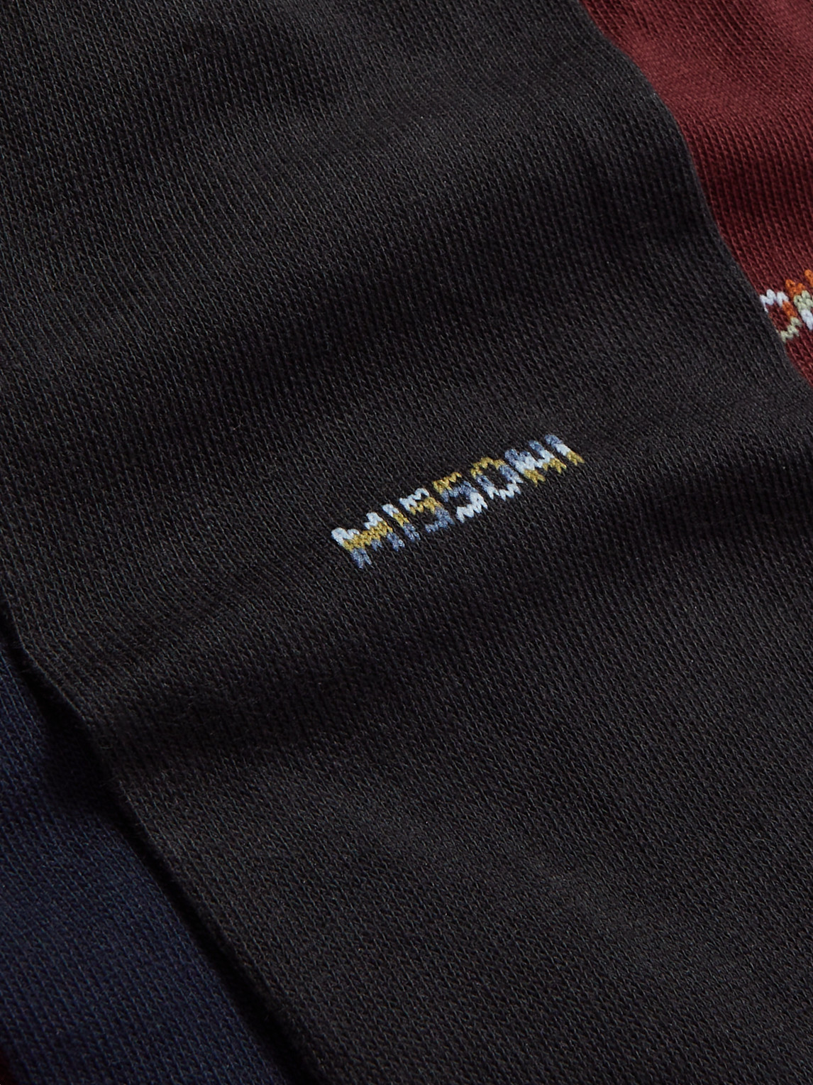 Shop Missoni Three-pack Cotton-blend Socks In Gray