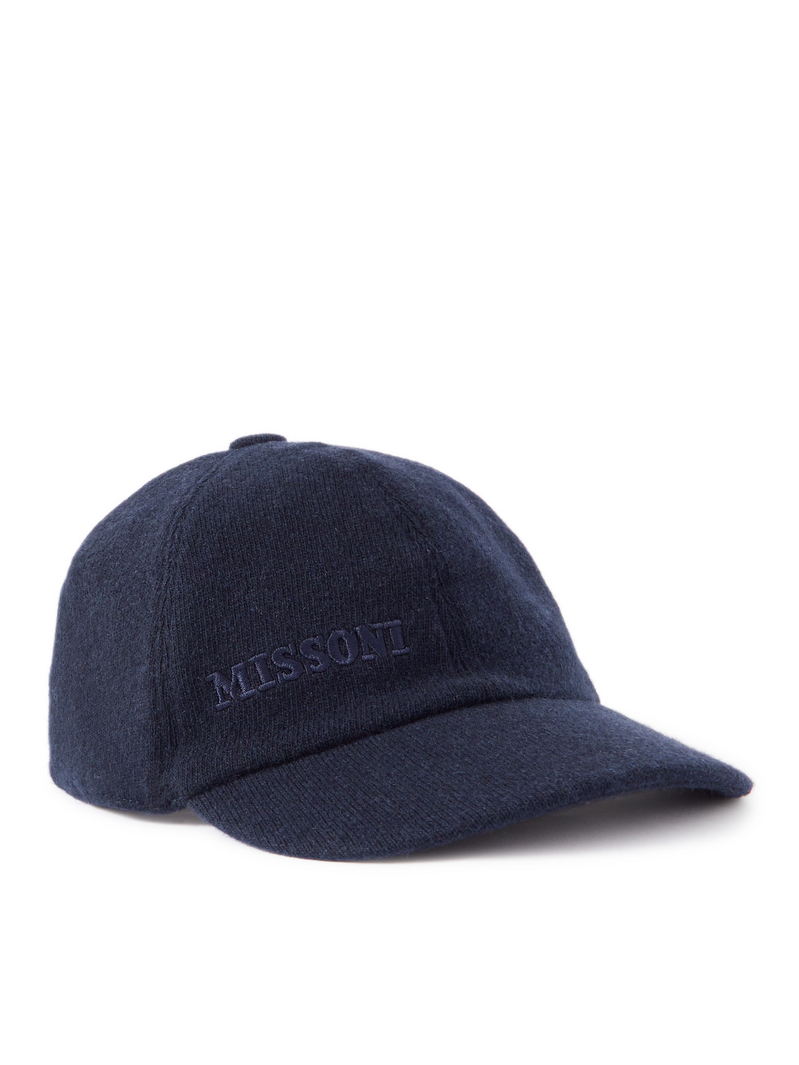 Missoni Cashmere-felt Baseball Cap In Blue
