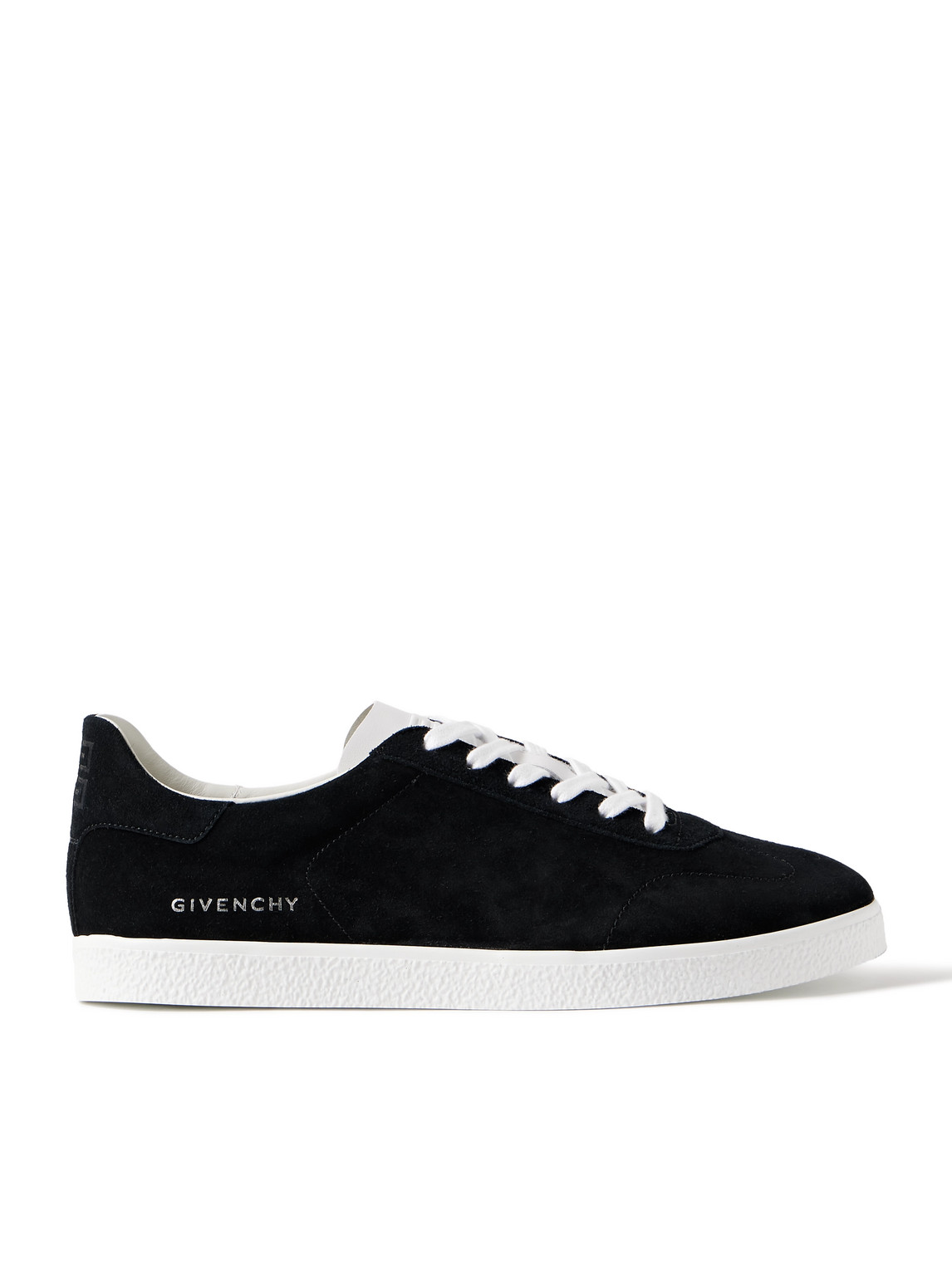 GIVENCHY TOWN SUEDE AND LEATHER SNEAKERS