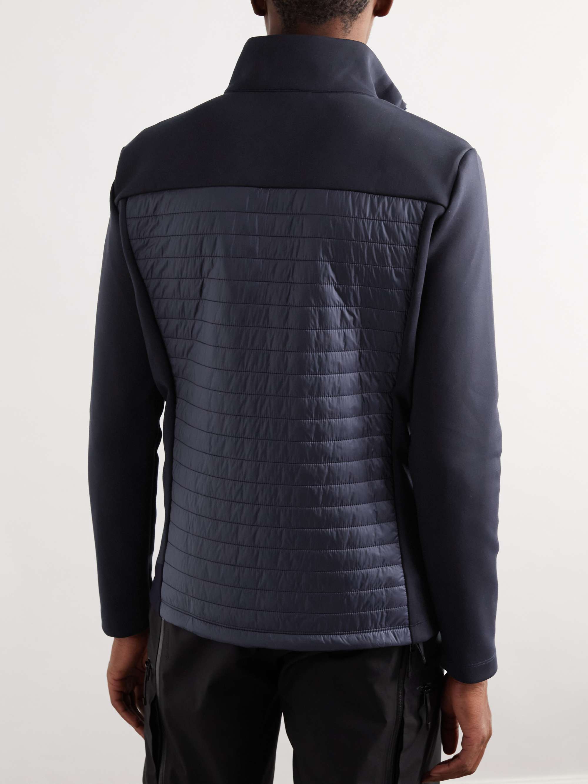 FUSALP Aspon II Slim-Fit Panelled Stretch-Jersey and Quilted Shell Jacket