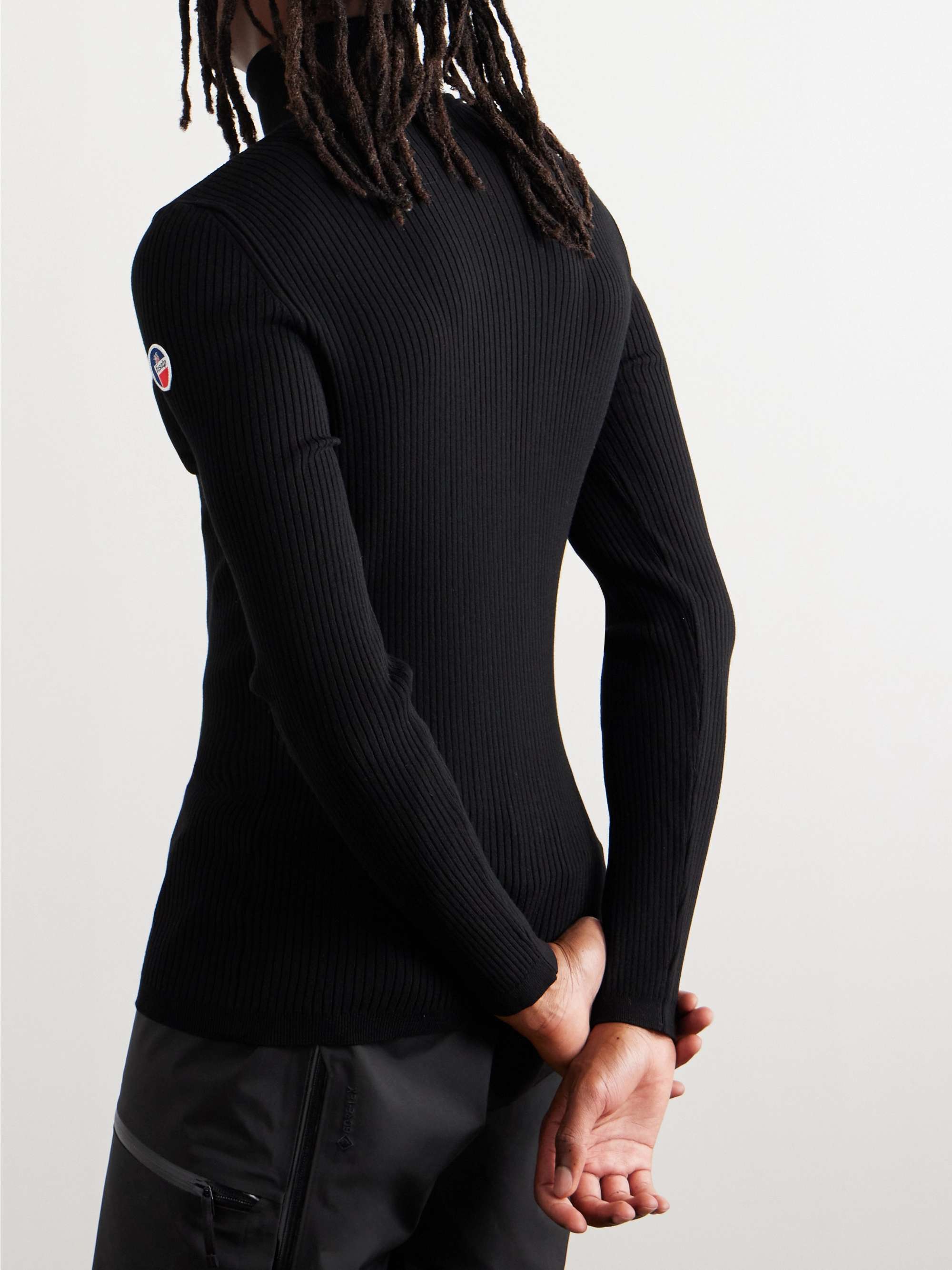 FUSALP Ceillac Ribbed-Knit Rollneck Ski Base Layer