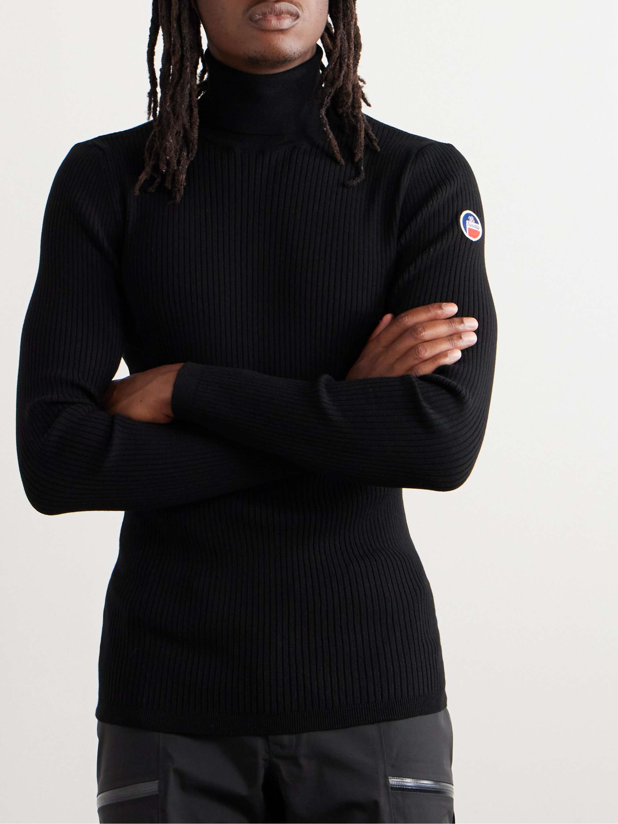 FUSALP Ceillac Ribbed-Knit Rollneck Ski Base Layer