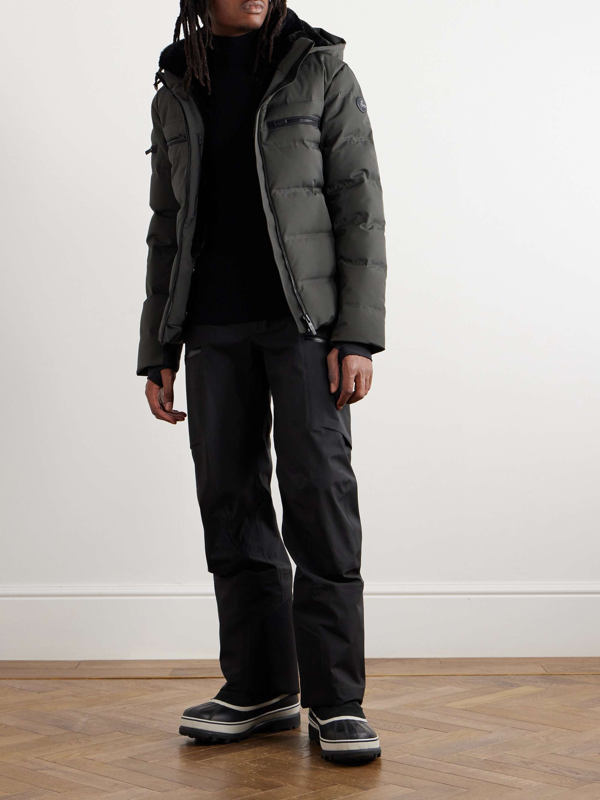 FUSALP Ceillac Ribbed-Knit Rollneck Ski Base Layer