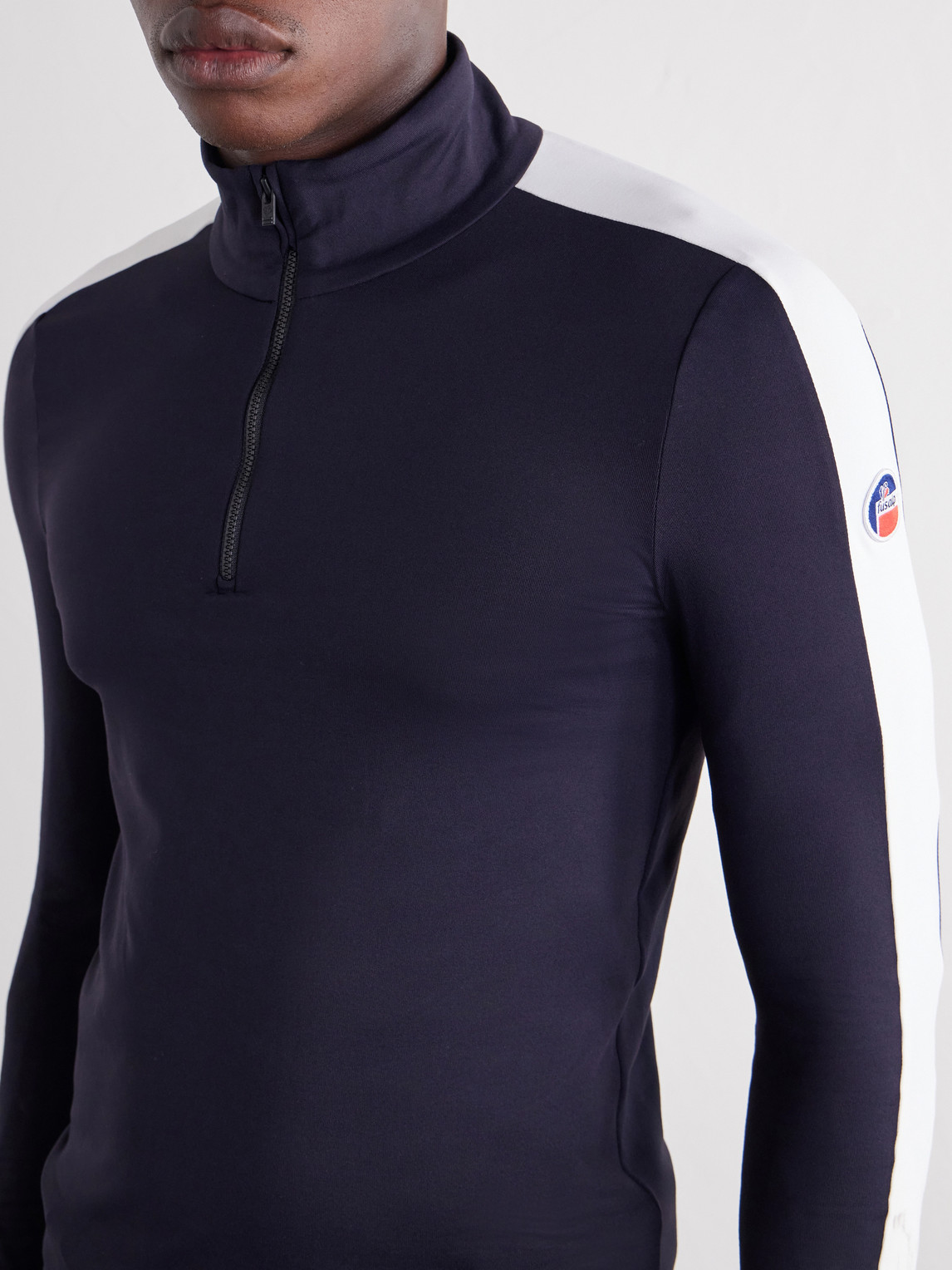 Alpille Striped Polartec® Power Stretch® Ski Base Layer