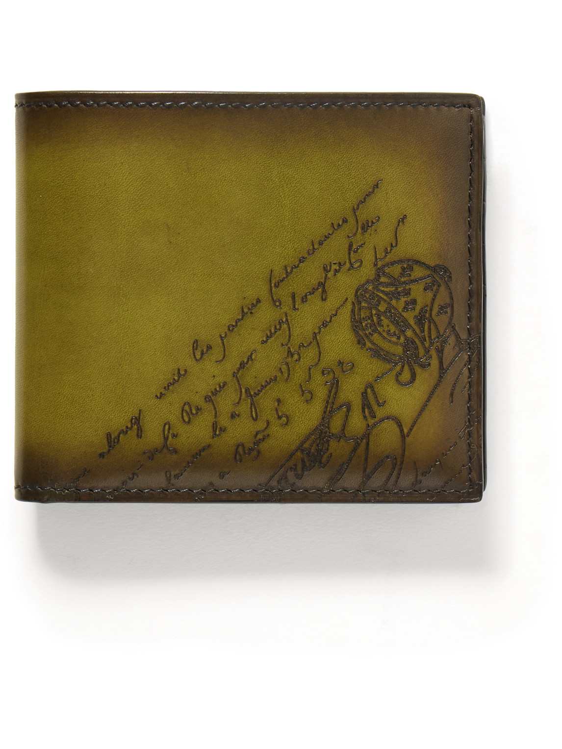 Makore Neo Scritto Venezia Leather Billfold Wallet