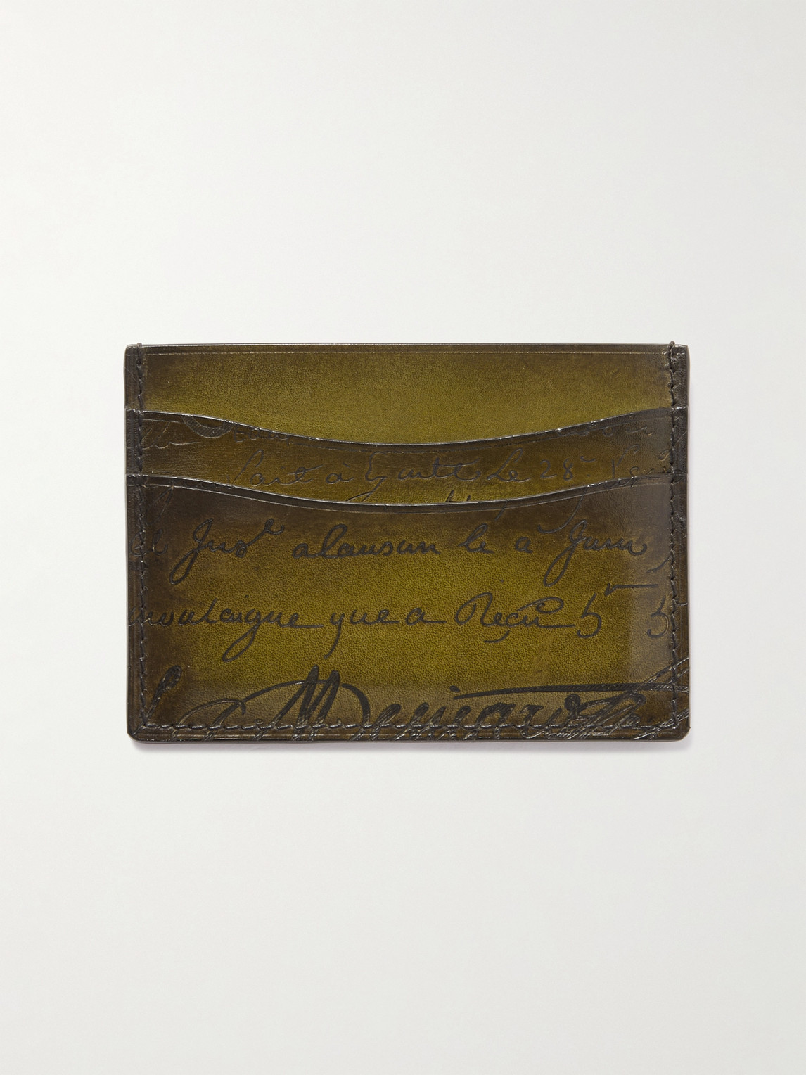 Berluti Bambou Neo Scritto Venezia Leather Cardholder - Men