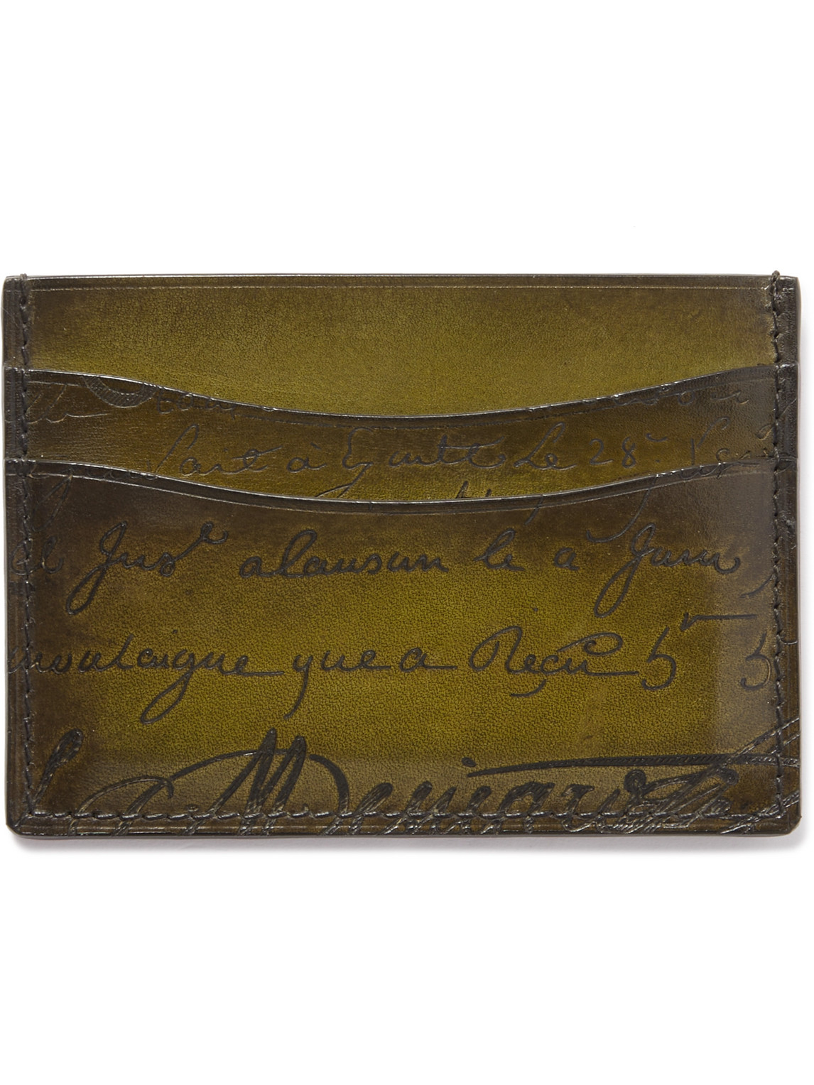 Bambou Neo Scritto Venezia Leather Cardholder