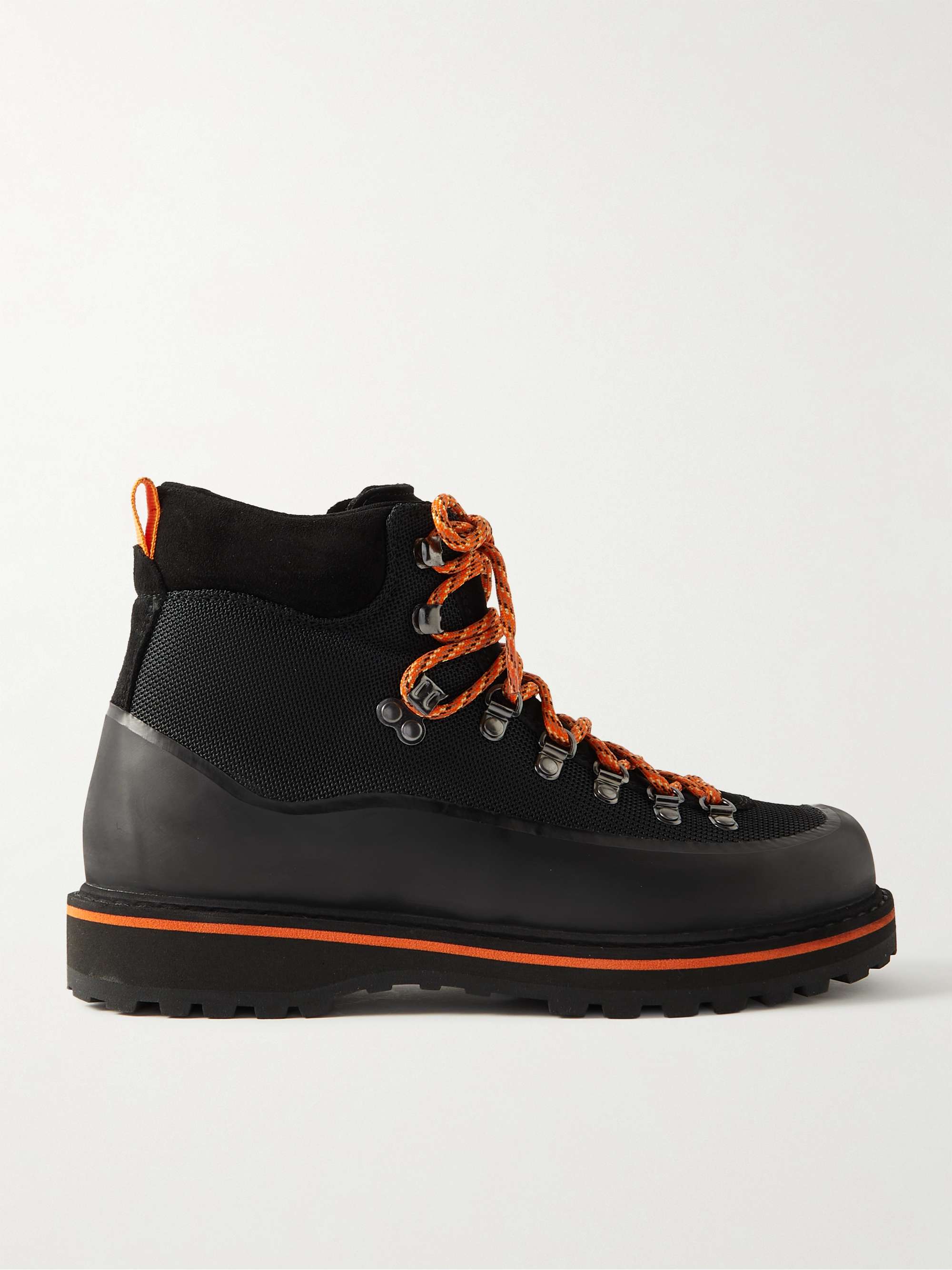 MR P. + Diemme Roccia Vet Sport Leather-Trimmed Mesh and Rubber Hiking  Boots for Men