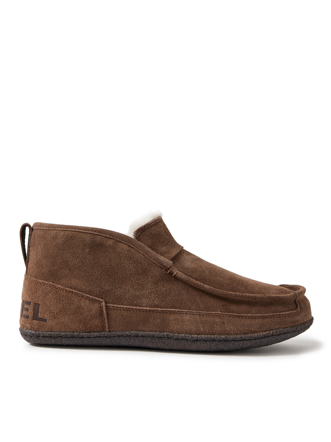 Sorel Manawan Ii Faux Fur Lined Slipper In Brown