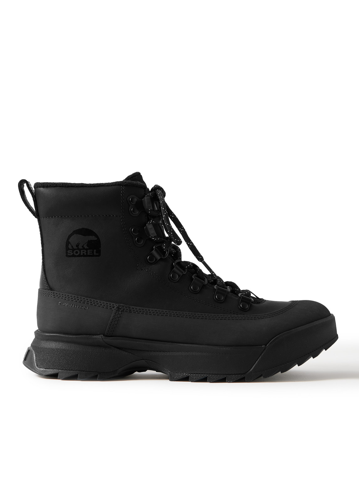 Shop Sorel Scout '87™ Pro Fleece-lined Leather Boots In Black