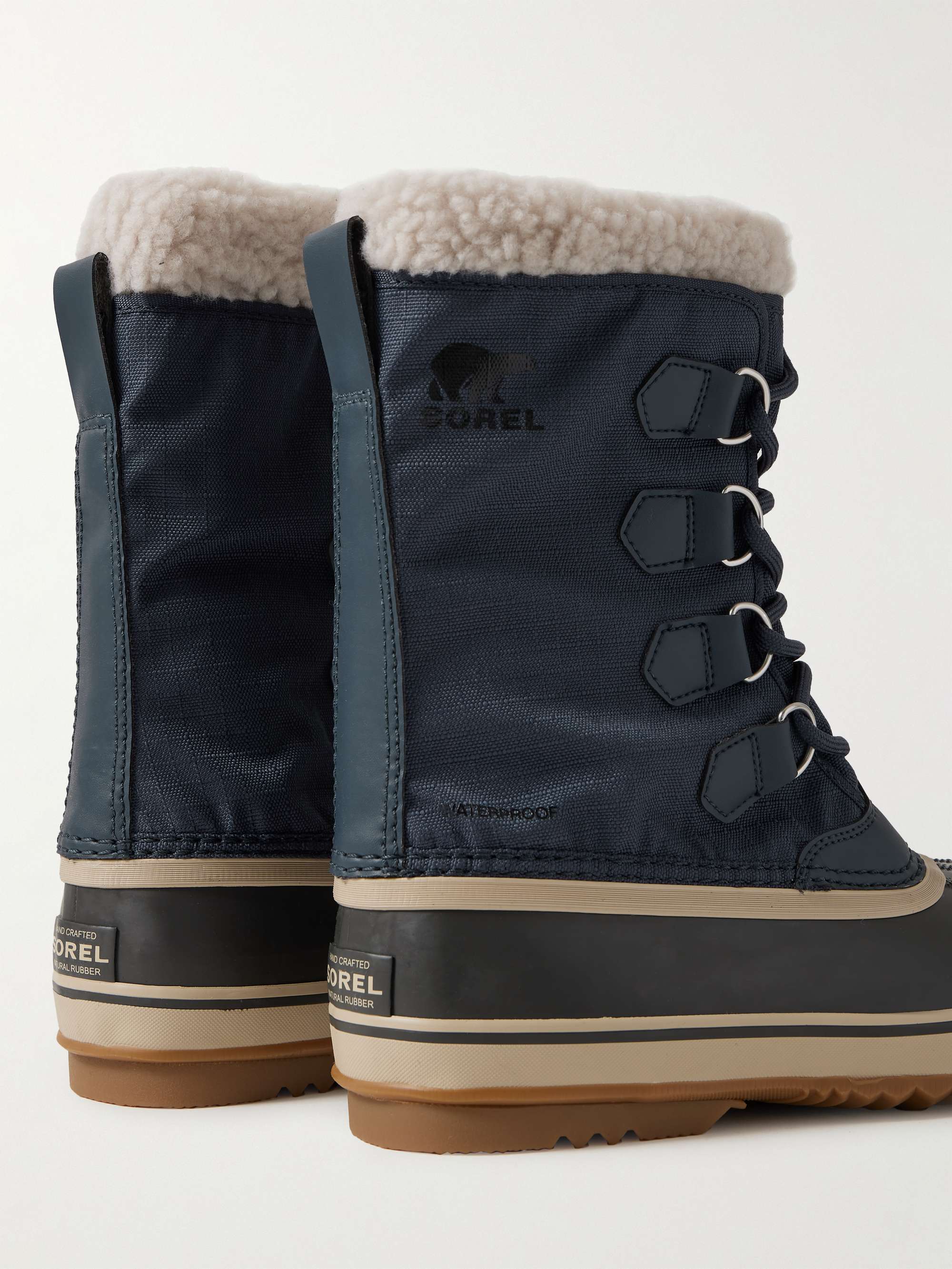 SOREL 1964 Pac™ Faux Shearling-Trimmed Nylon-Ripstop and Rubber Snow Boots