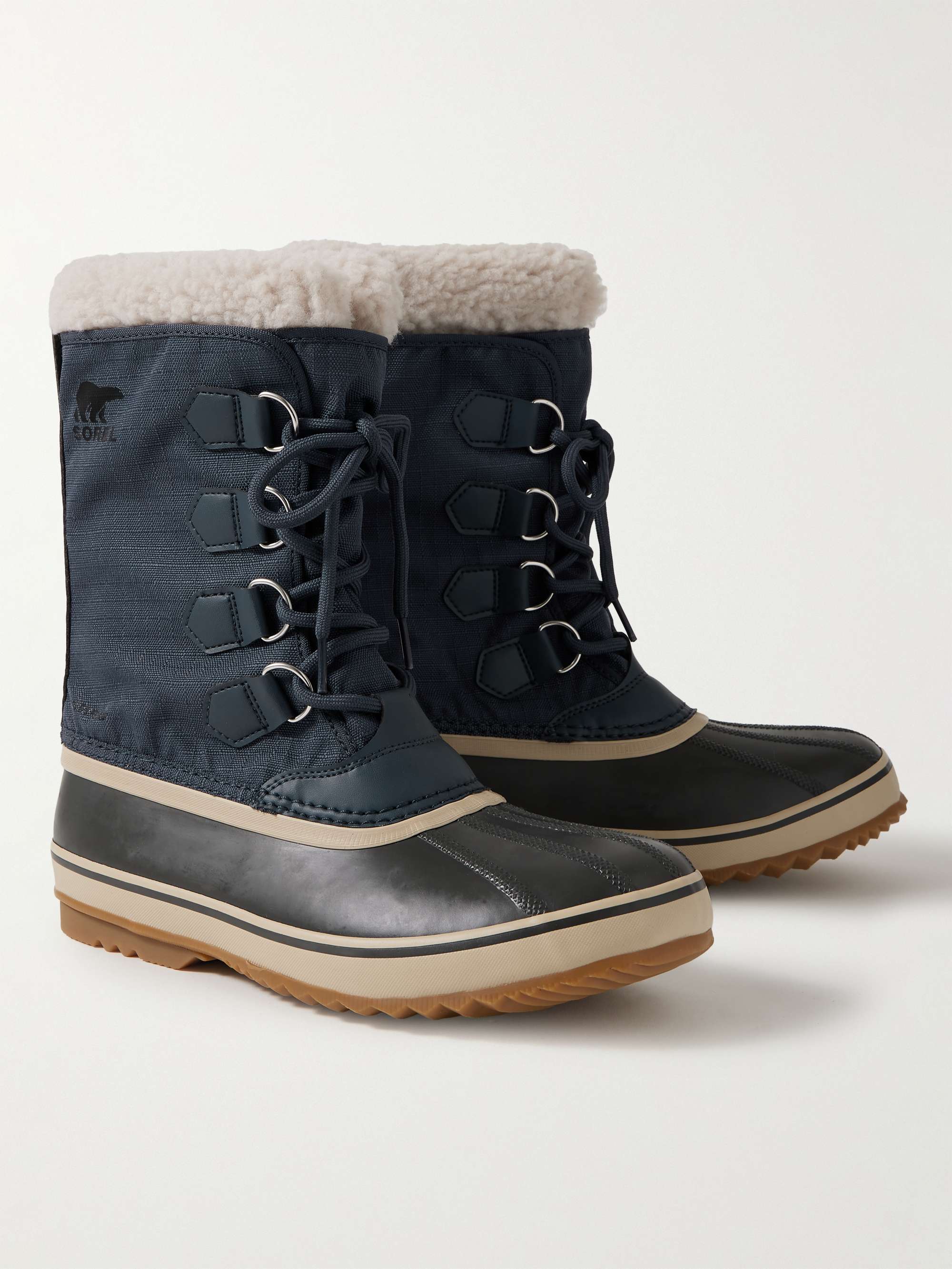 SOREL 1964 Pac™ Faux Shearling-Trimmed Nylon-Ripstop and Rubber Snow Boots