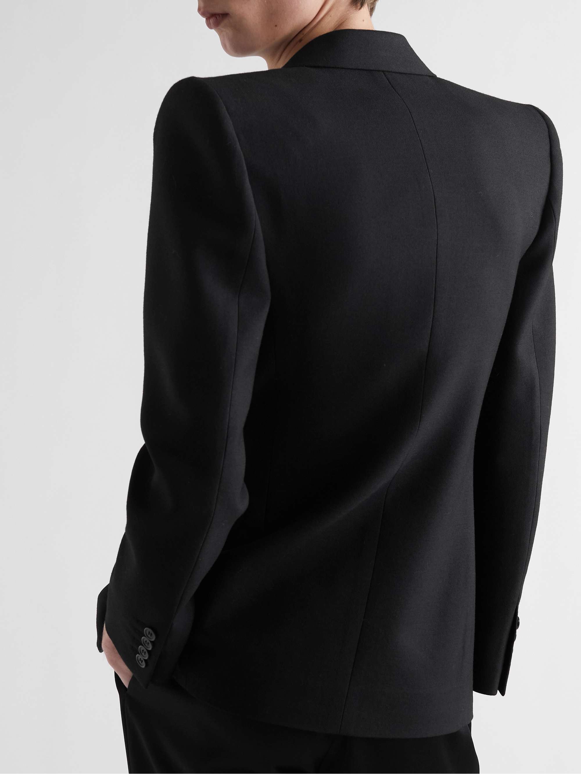 Saint Laurent Black Jackets - Blazers Men